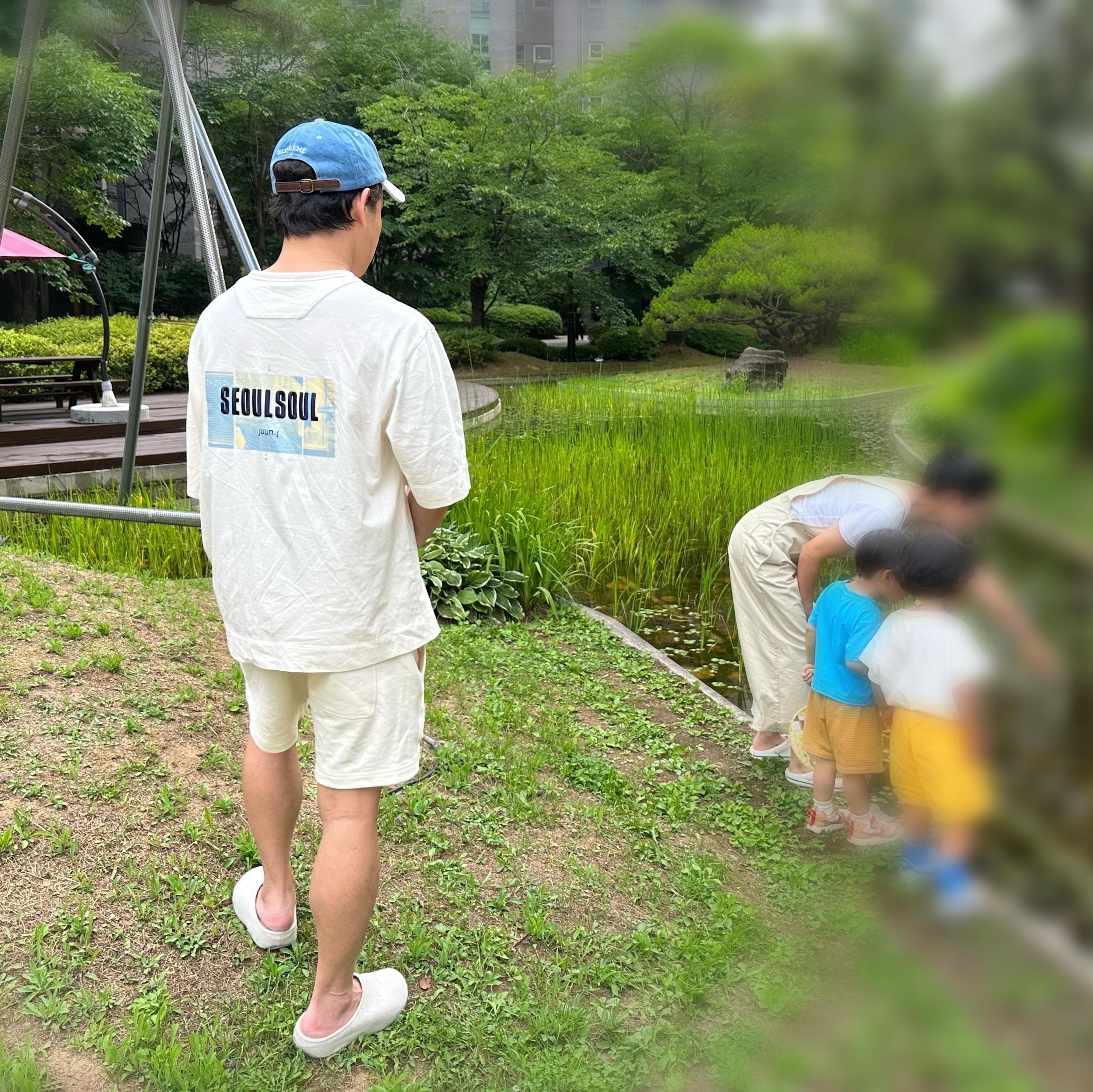 Supreme 2-Tone S Logo 6-Panel Washed Denim - 24SS 착용 스타일