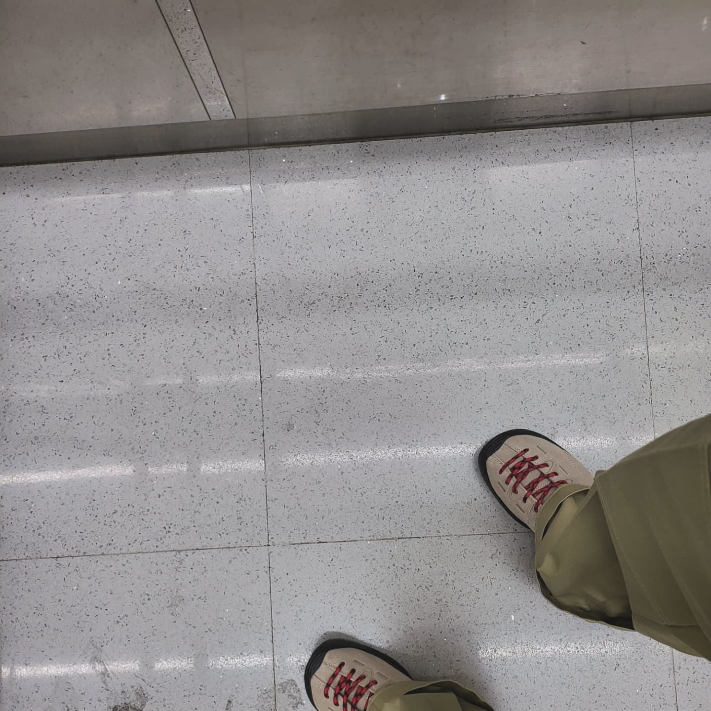 Keen Jasper Suede Sneakers Silver Mink 착용 스타일
