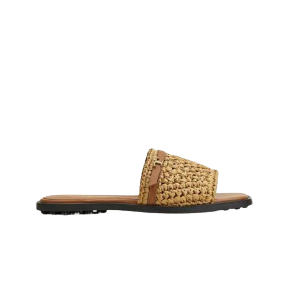 (W) 토즈 라피아 샌들 브라운((W) Tod's Raffia Sandals Brown)