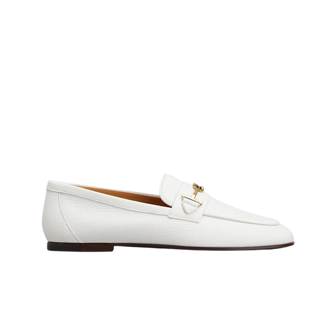 (W) 토즈 레더 로퍼 화이트((W) Tod's Leather Loafers White)
