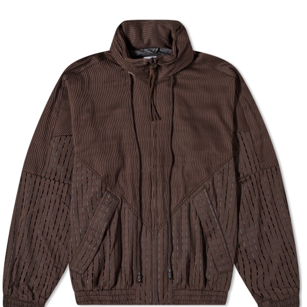 Adidas x Song for the Mute Windbreaker Jacket Dark Brown - KR Sizing 착용 스타일 - 4