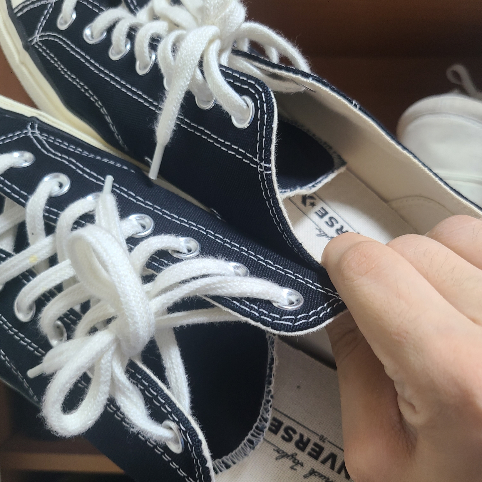 Converse Chuck 70 Ox Black - Standard 착용 스타일