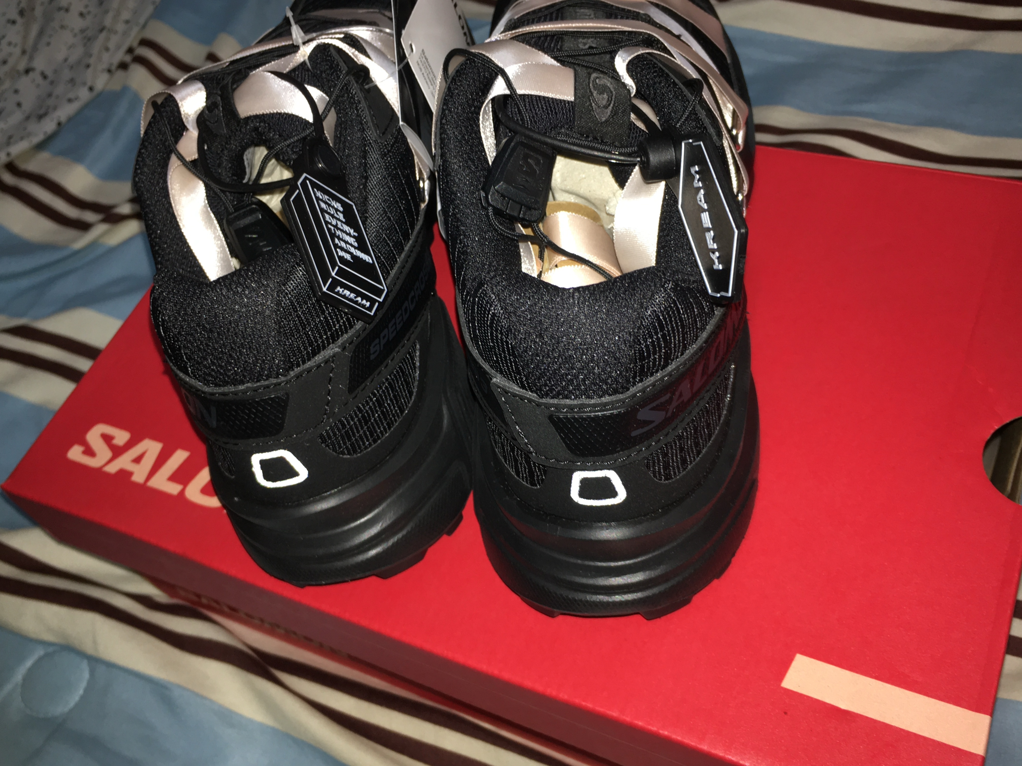 Salomon x Sandy Liang Speedcross 3 Ribbon 착용 스타일 - 2