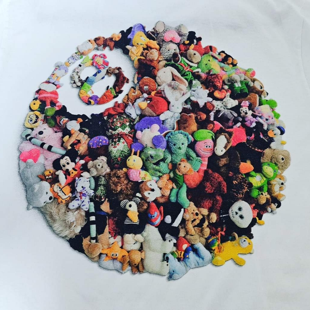 Stussy Plush T-Shirt White 착용 스타일