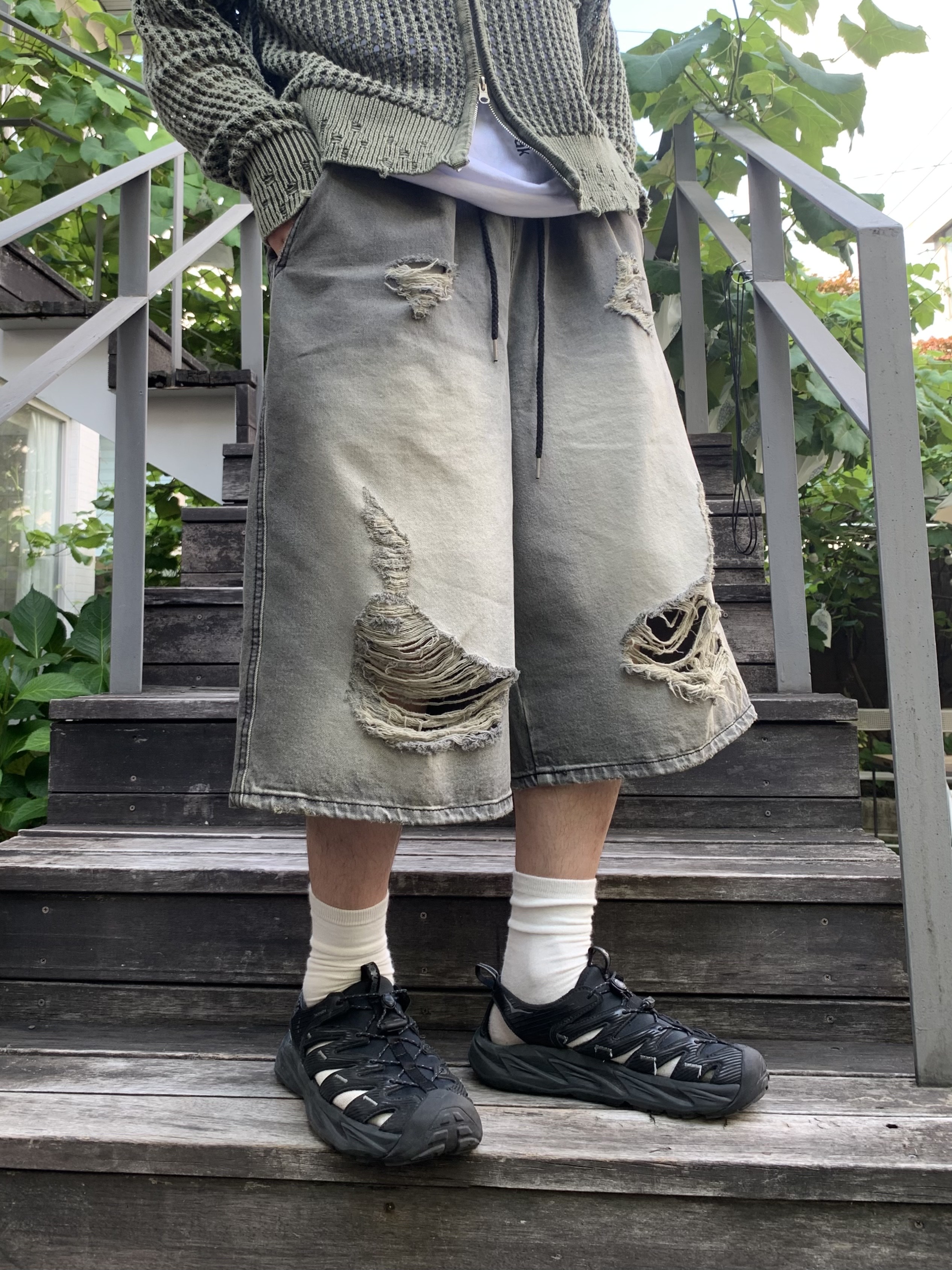 Hoka Hopara Black 착용 스타일 - 7