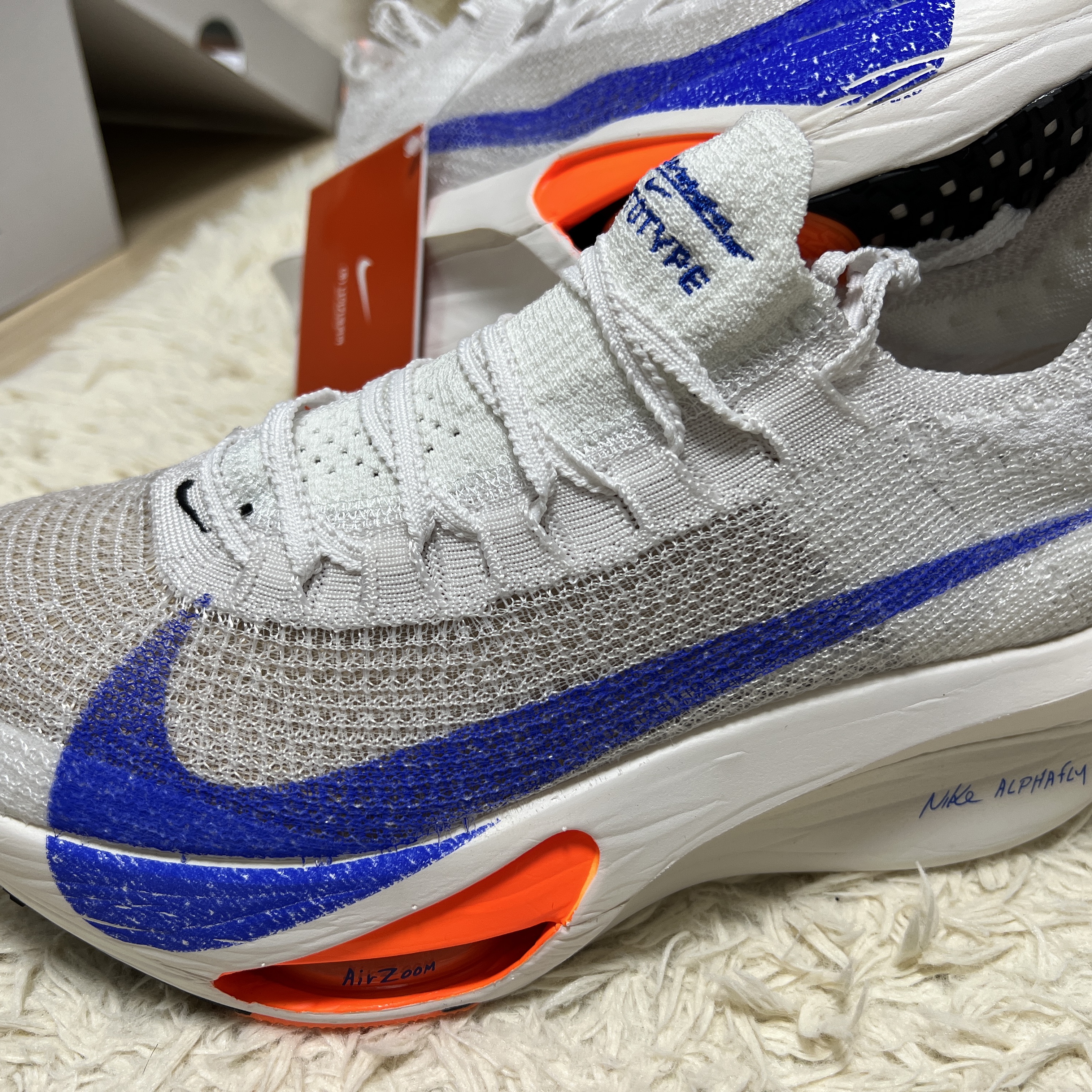 Nike Air Zoom Alphafly Next% 3 Blueprint 착용 스타일 - 1