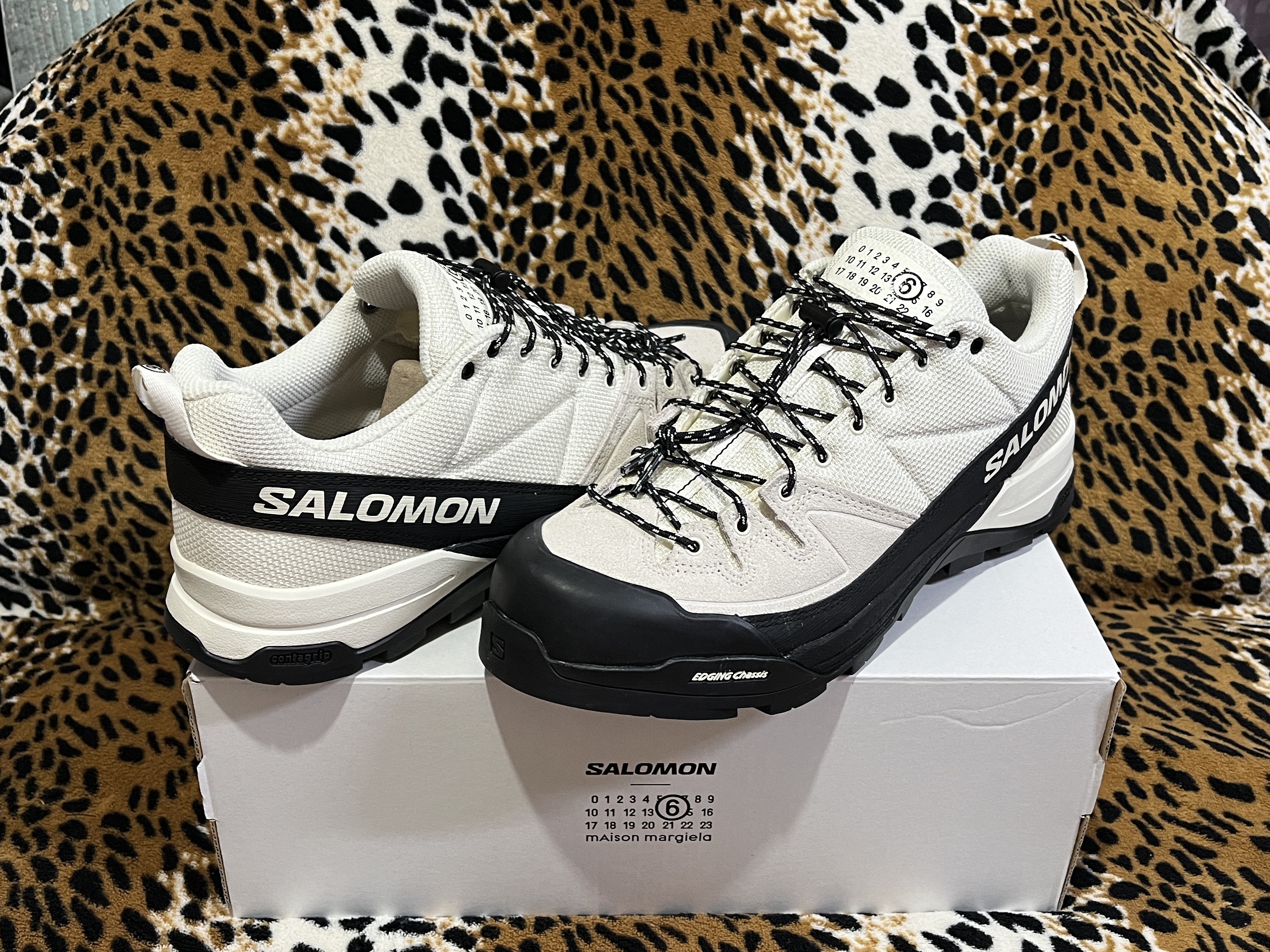 Salomon x MM6 Maison Margiela X-ALP White 착용 스타일 - 1