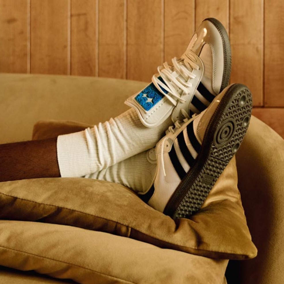 Adidas x BSTN Samba Consortium Cup Crystal White Gum 착용 스타일 - 3