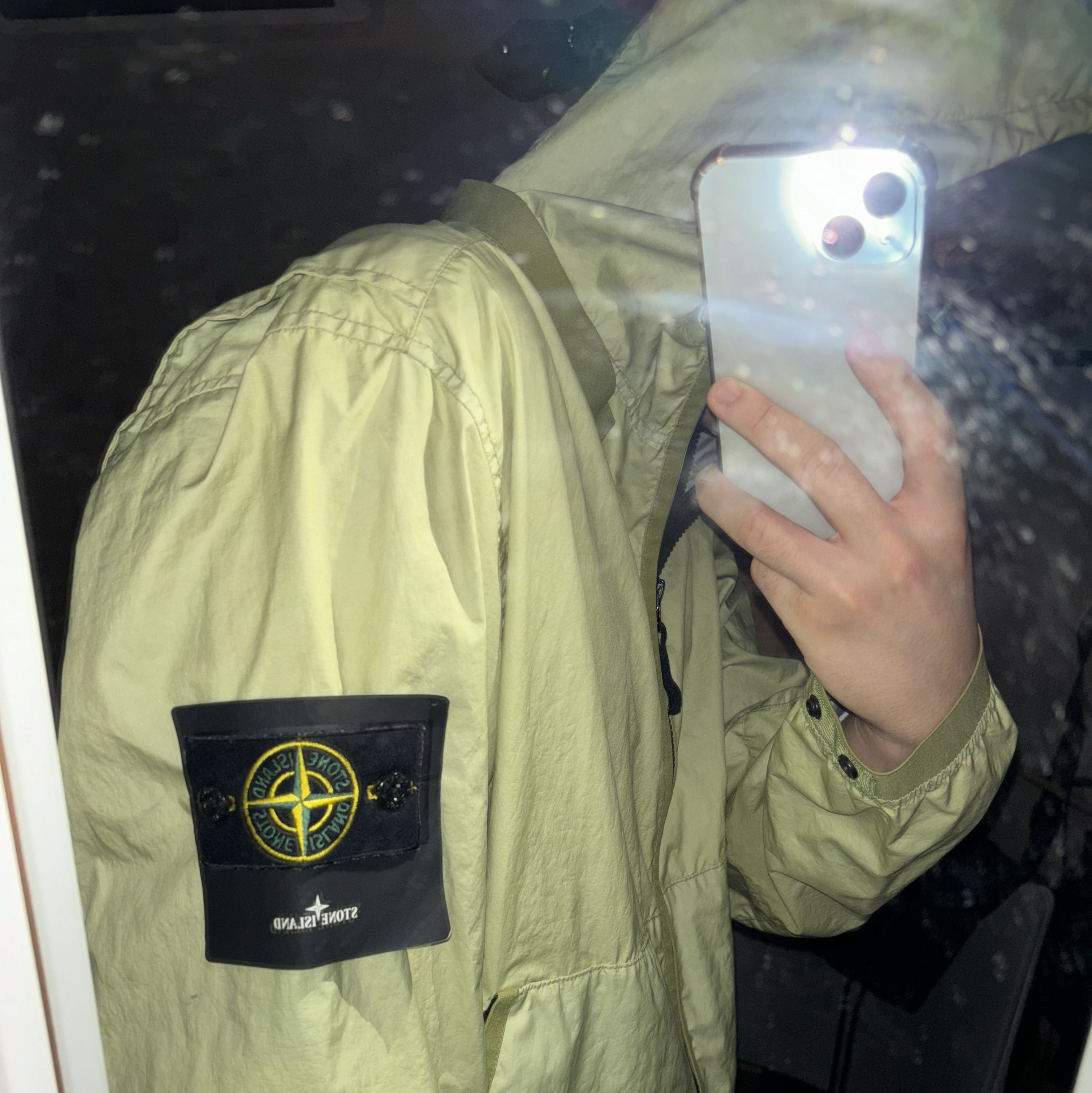 Stone Island 40523 Membrana 3L TC Jacket Light Green - 21SS 착용 스타일