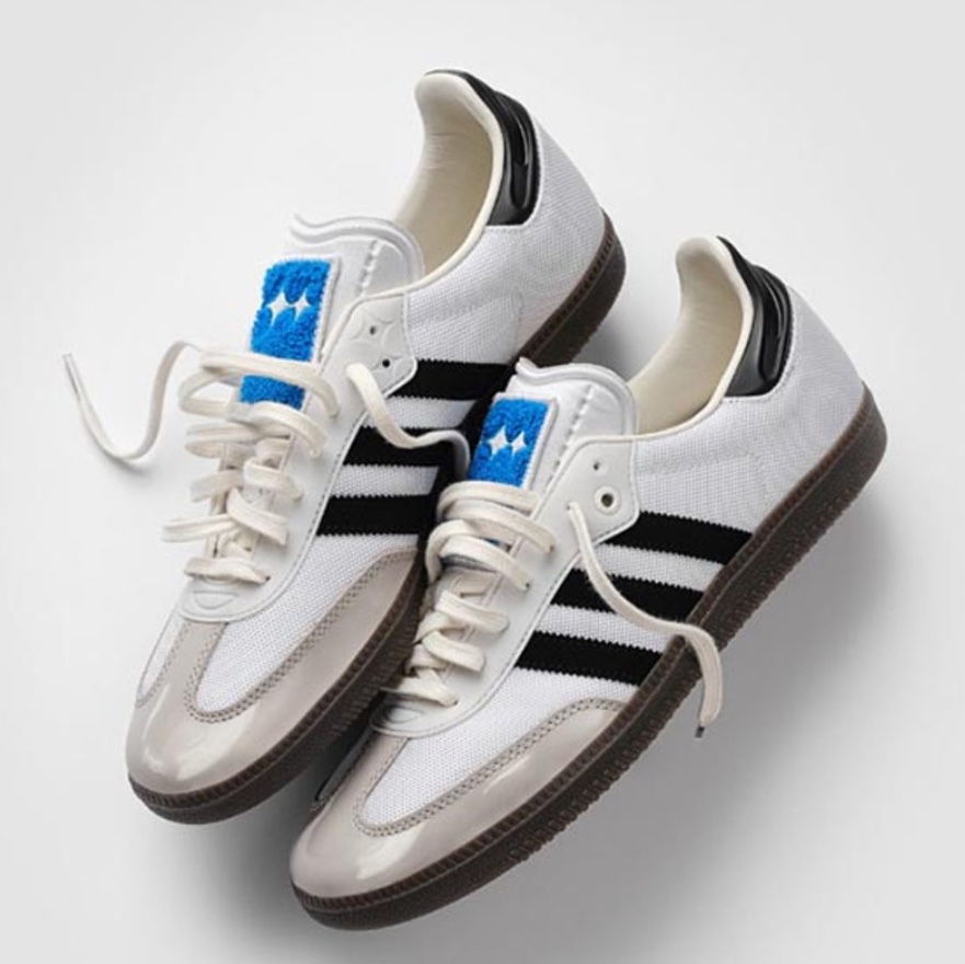 Adidas x BSTN Samba Consortium Cup Crystal White Gum 착용 스타일 - 1