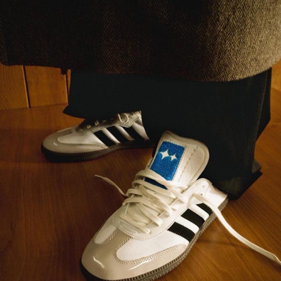 Adidas x BSTN Samba Consortium Cup Crystal White Gum 착용 스타일 - 2