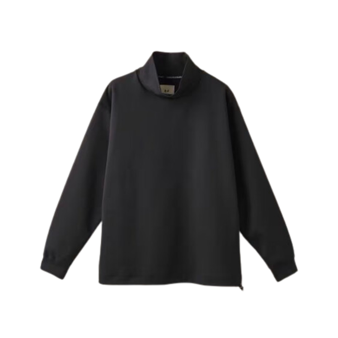 Under Armour x United Arrows Rush Ponte Sweat Long Sleeve Mock Neck T-Shirt Black 상세 이미지 1