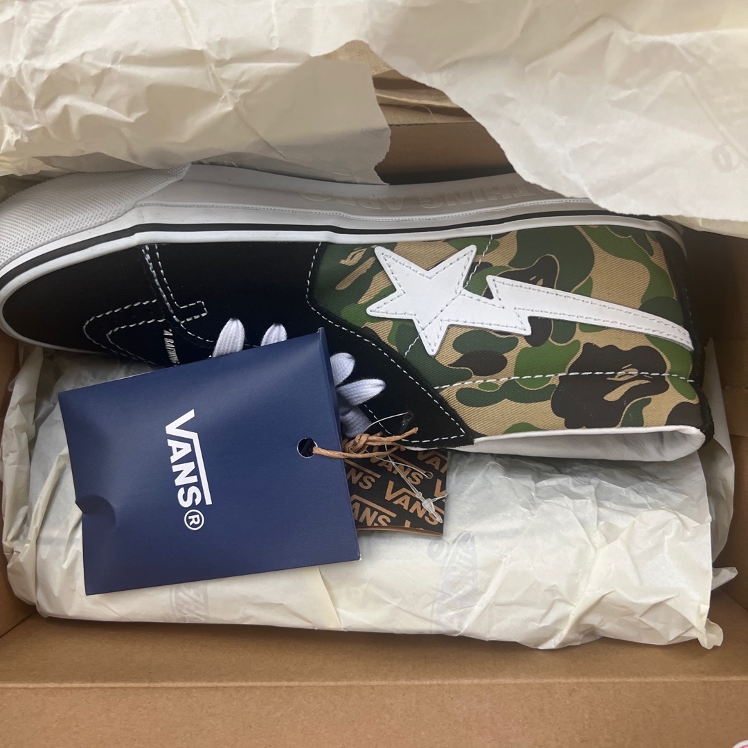 Vans x BAPE Sk8-Mid Reissue 83 LX Black 착용 스타일