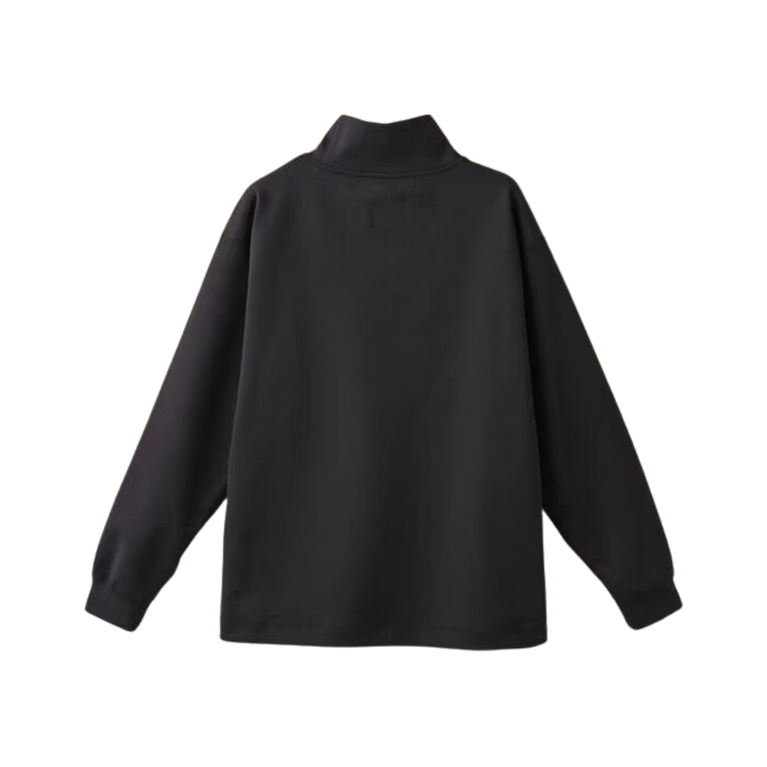 Under Armour x United Arrows Rush Ponte Sweat Long Sleeve Mock Neck T-Shirt Black 상세 이미지 2