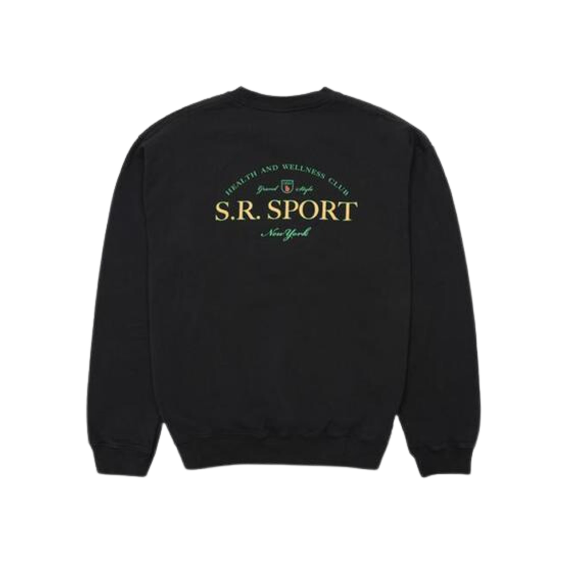 Sporty & Rich Wimbledon Crewneck Faded Black Green 상세 이미지 1