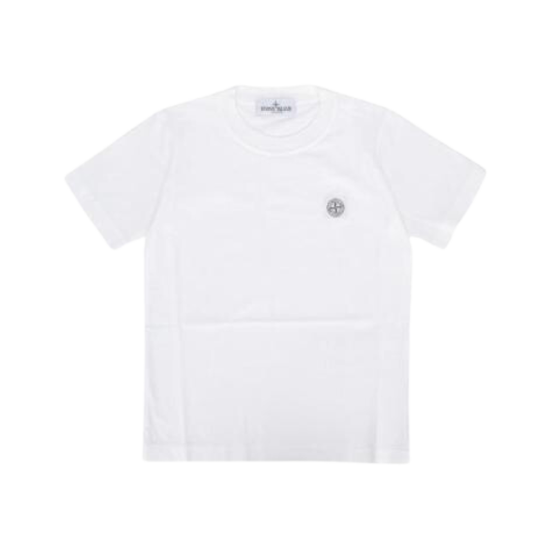 (Kids) Stone Island 20750 Patch T-Shirt White - 24SS 상세 이미지 1