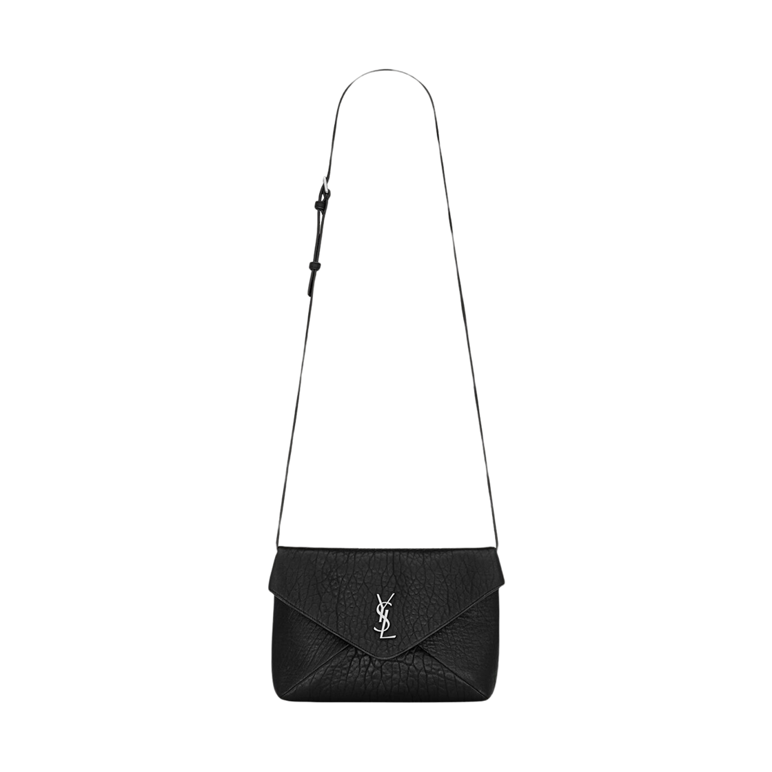 Saint Laurent Envelope Strap Pouch Black 상세 이미지 1