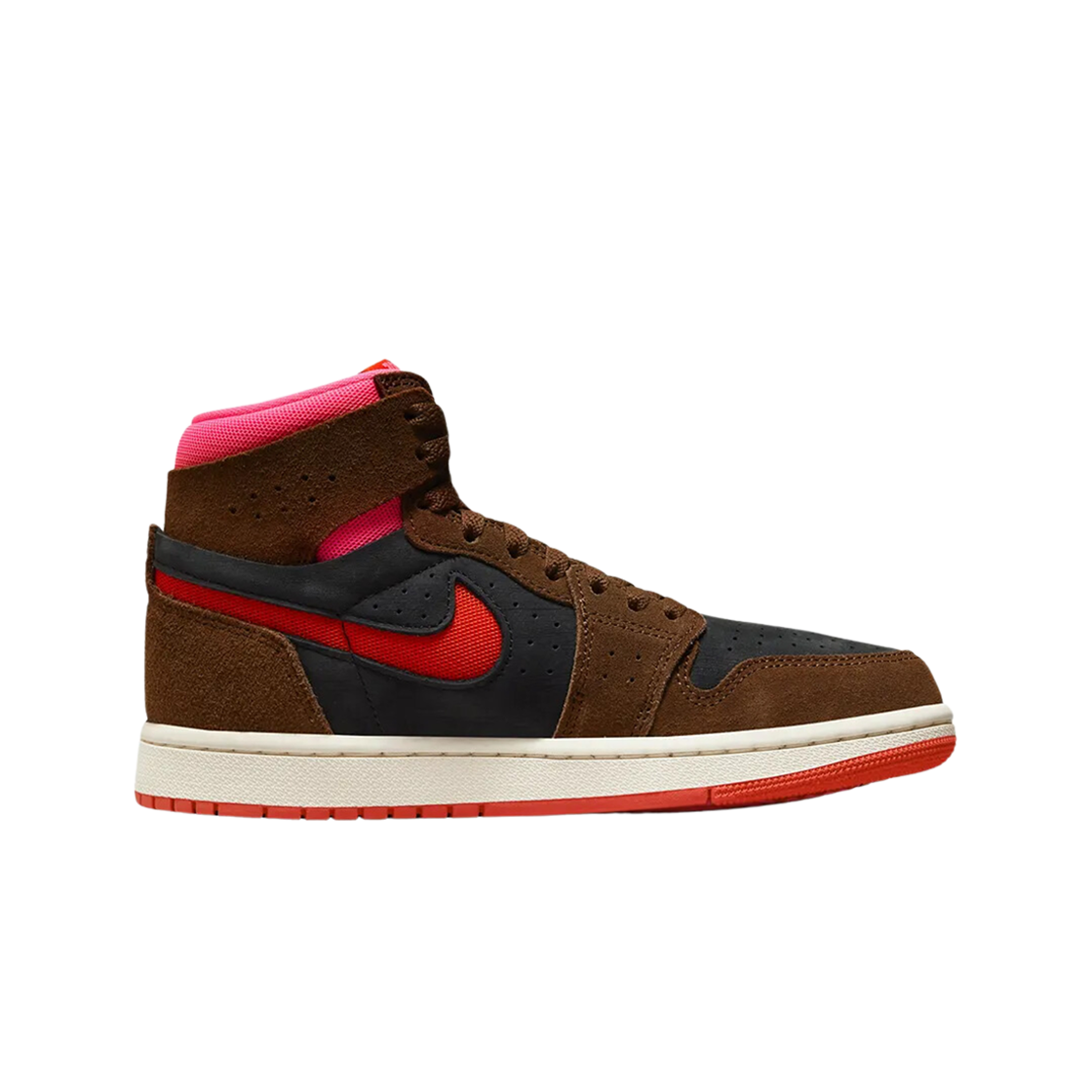 (W) 조던 1 줌 CMFT 2 카카오 와우 피칸테 레드((W) Jordan 1 Zoom CMFT 2 Cacao Wow Picante Red)