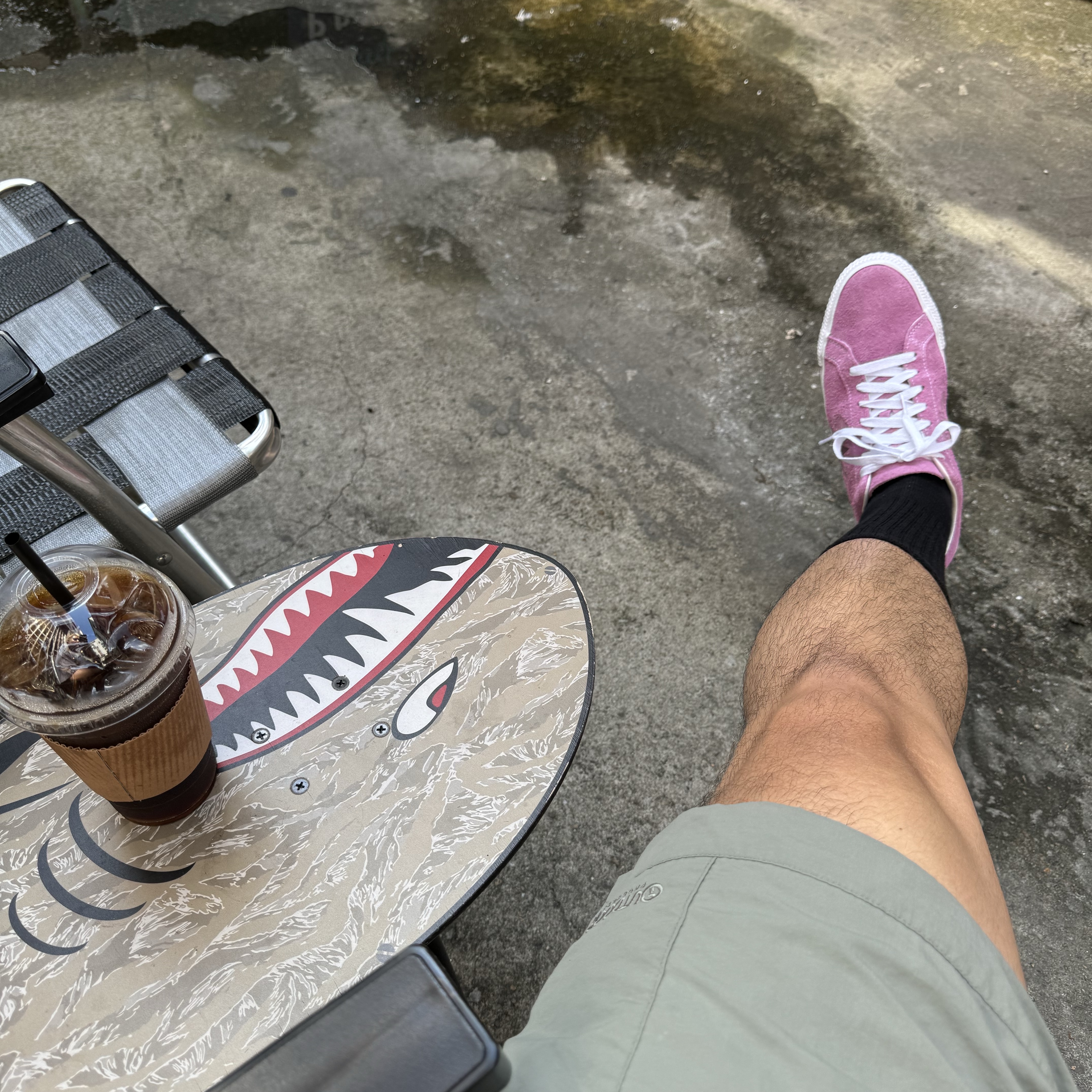 Converse One Star Pro Flower Light Orchid 착용 스타일 - 1