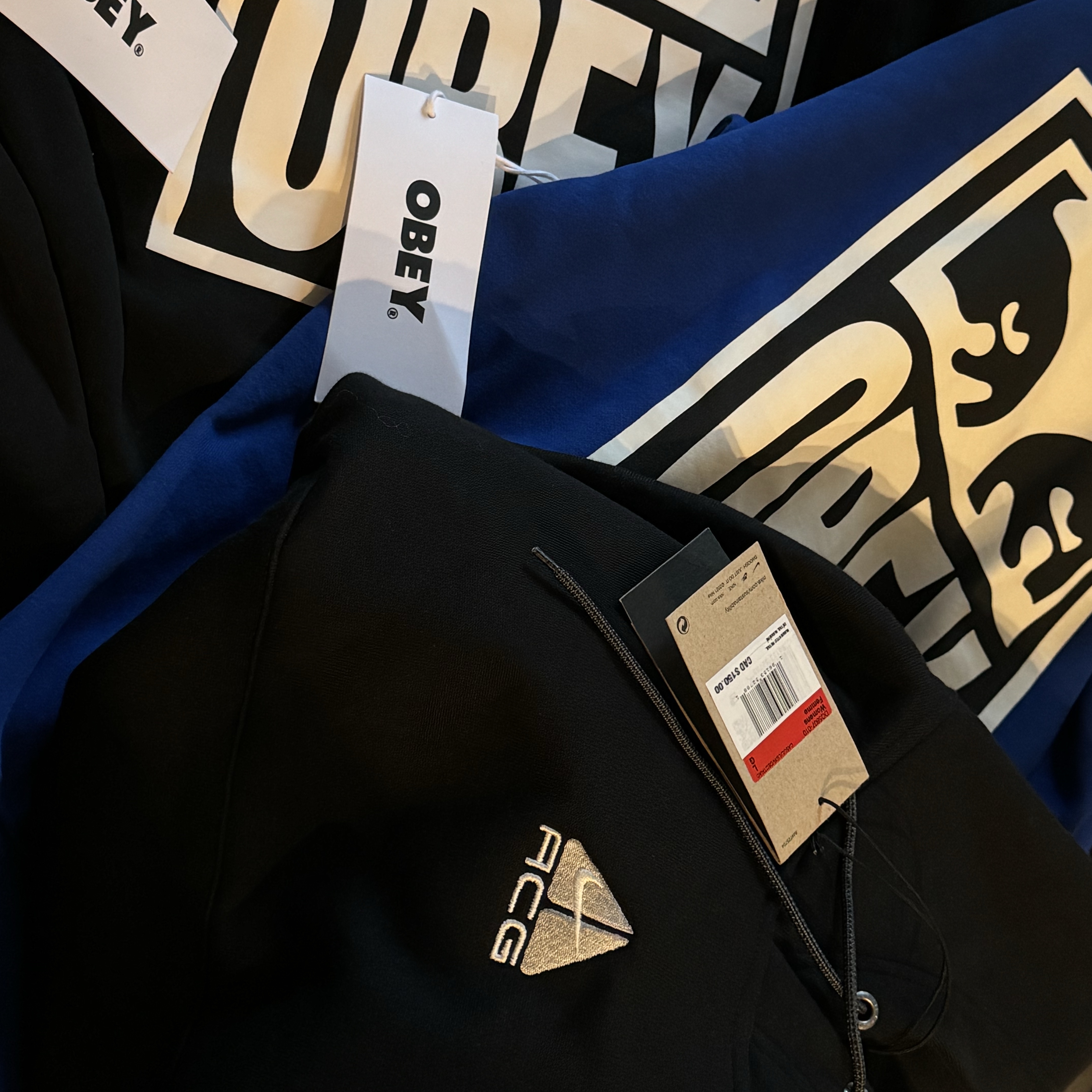 (W) Nike ACG Therma-Fit Tuff Knit Fleece Pullover Hoodie Black Summit White - Asia 착용 스타일