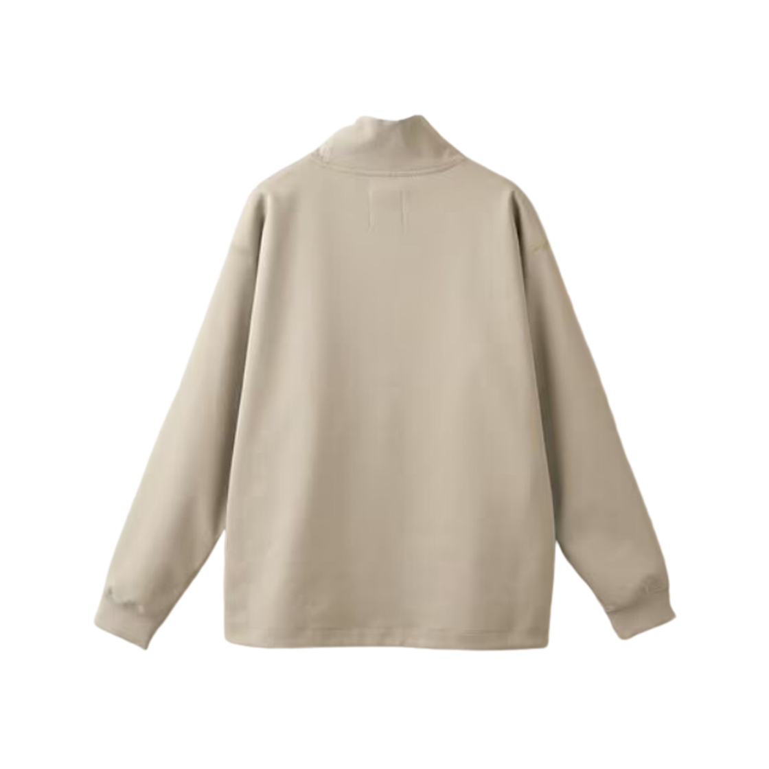 Under Armour x United Arrows Rush Ponte Sweat Long Sleeve Mock Neck T-Shirt Beige 상세 이미지 2