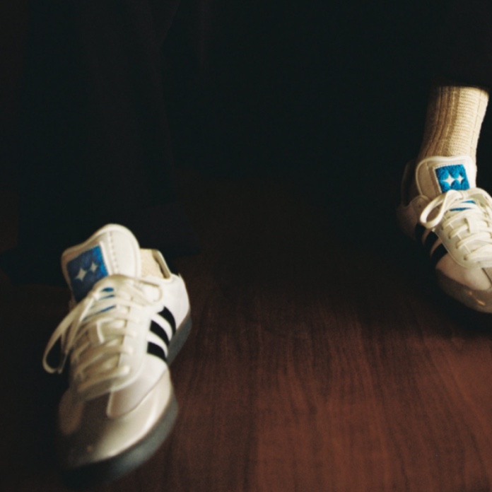 Adidas x BSTN Samba Consortium Cup Crystal White Gum 착용 스타일 - 6