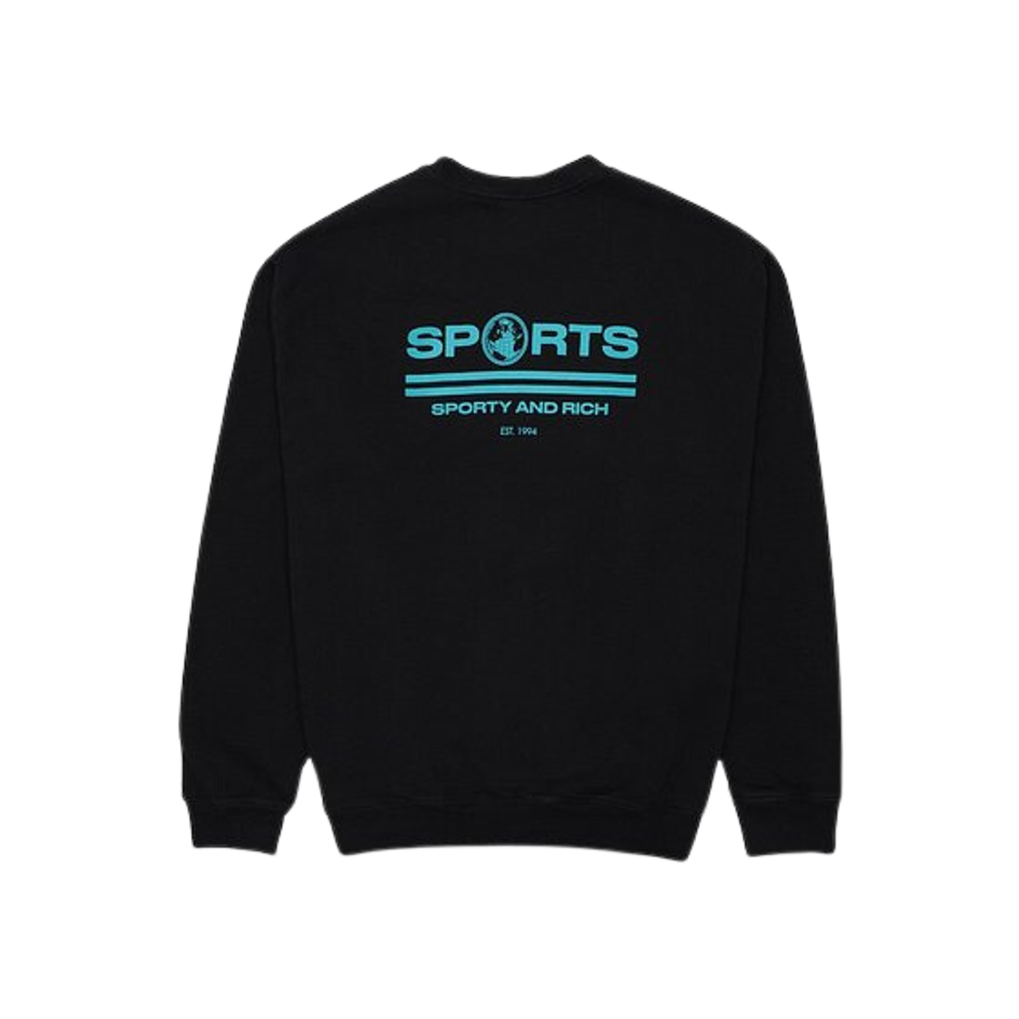 Sporty & Rich Sports Crewneck Black 상세 이미지 1