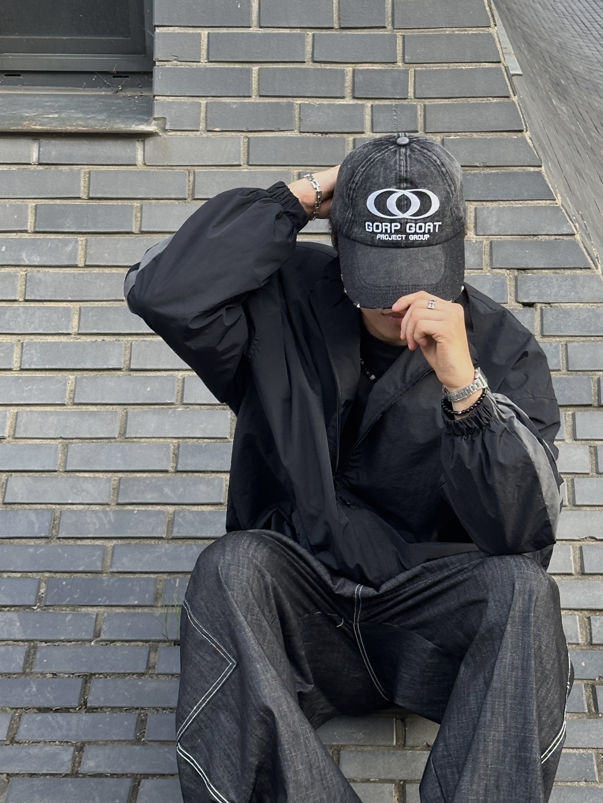 Balenciaga 3XL Sneakers Light Beige 착용 스타일 - 5