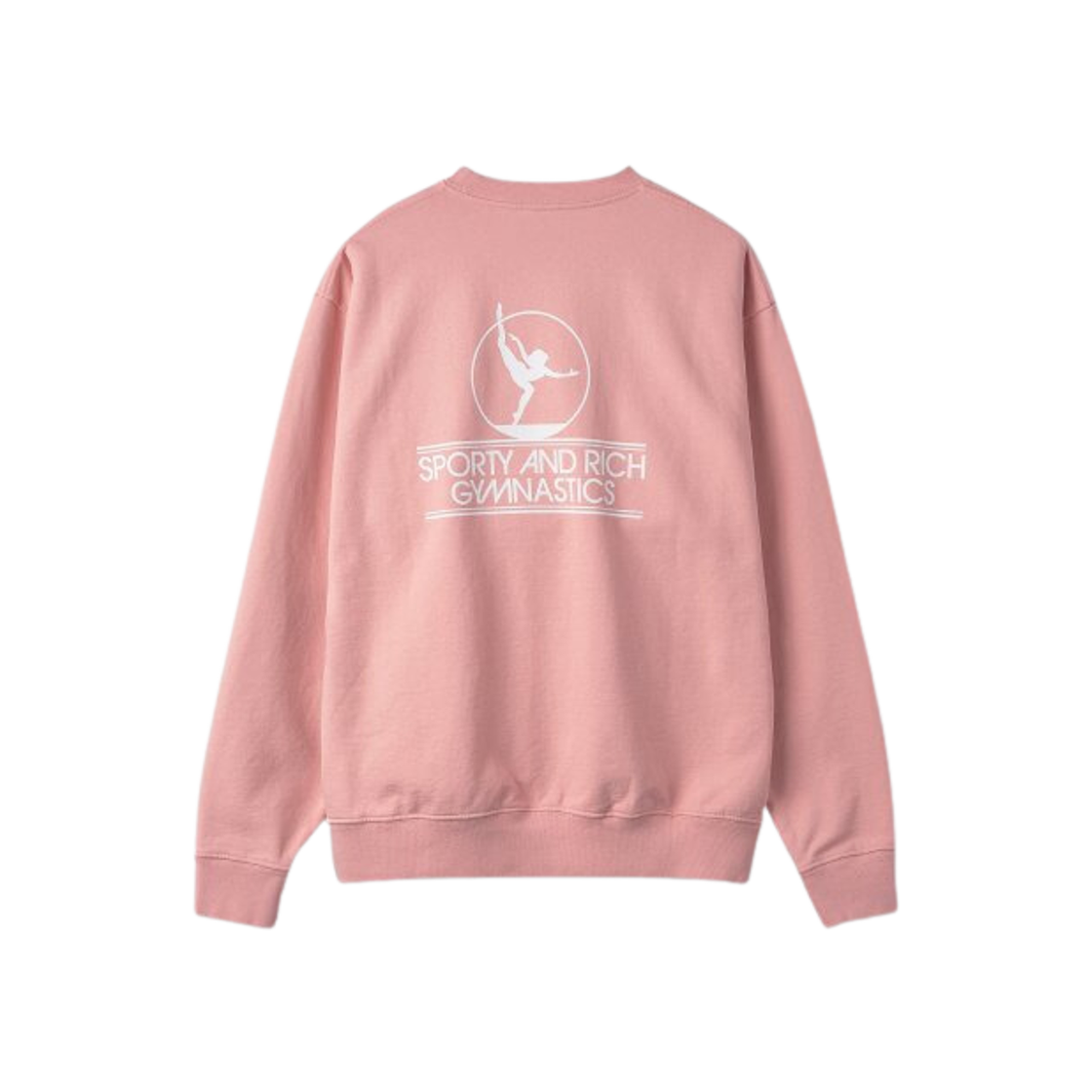 Sporty & Rich Gymnastics Crewneck Rose White 상세 이미지 1