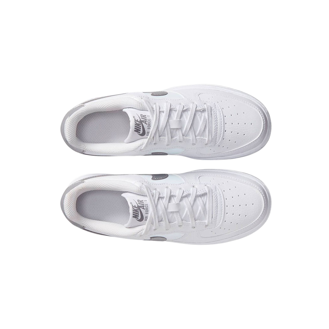 (GS) 나이키 에어포스 1 화이트 퓨어 플래티넘((GS) Nike Air Force 1 White Pure Platinum) - 2