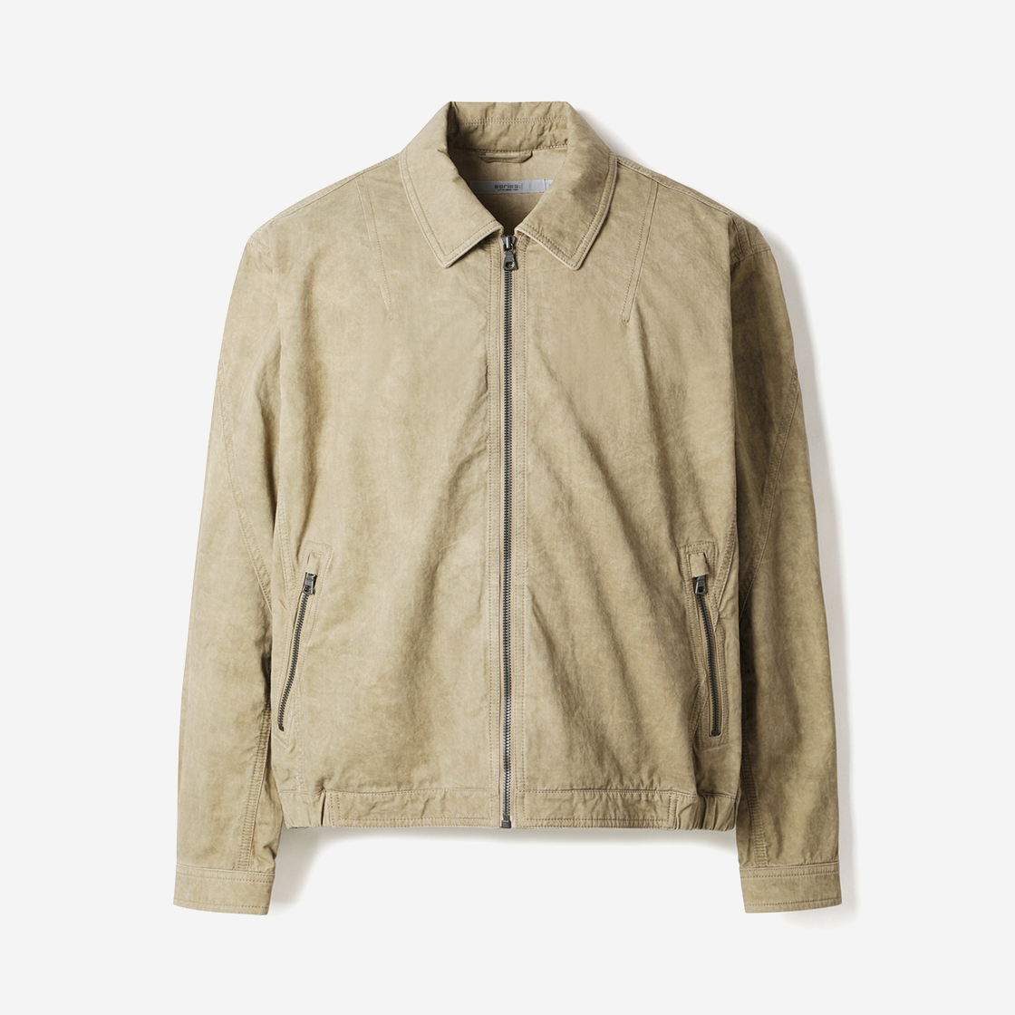 시리즈 빈티지 간절기 집업 아우터 베이지(SERIES Vintage Interseason Zip Up Outerwear Beige)