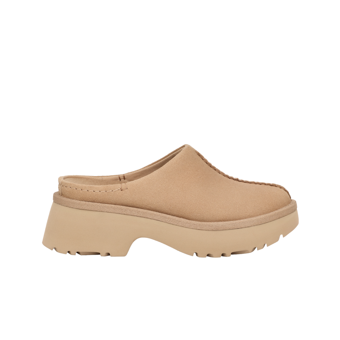 (W) 어그 뉴 하이츠 클로그 샌드((W) UGG New Heights Clog Sand) - 1
