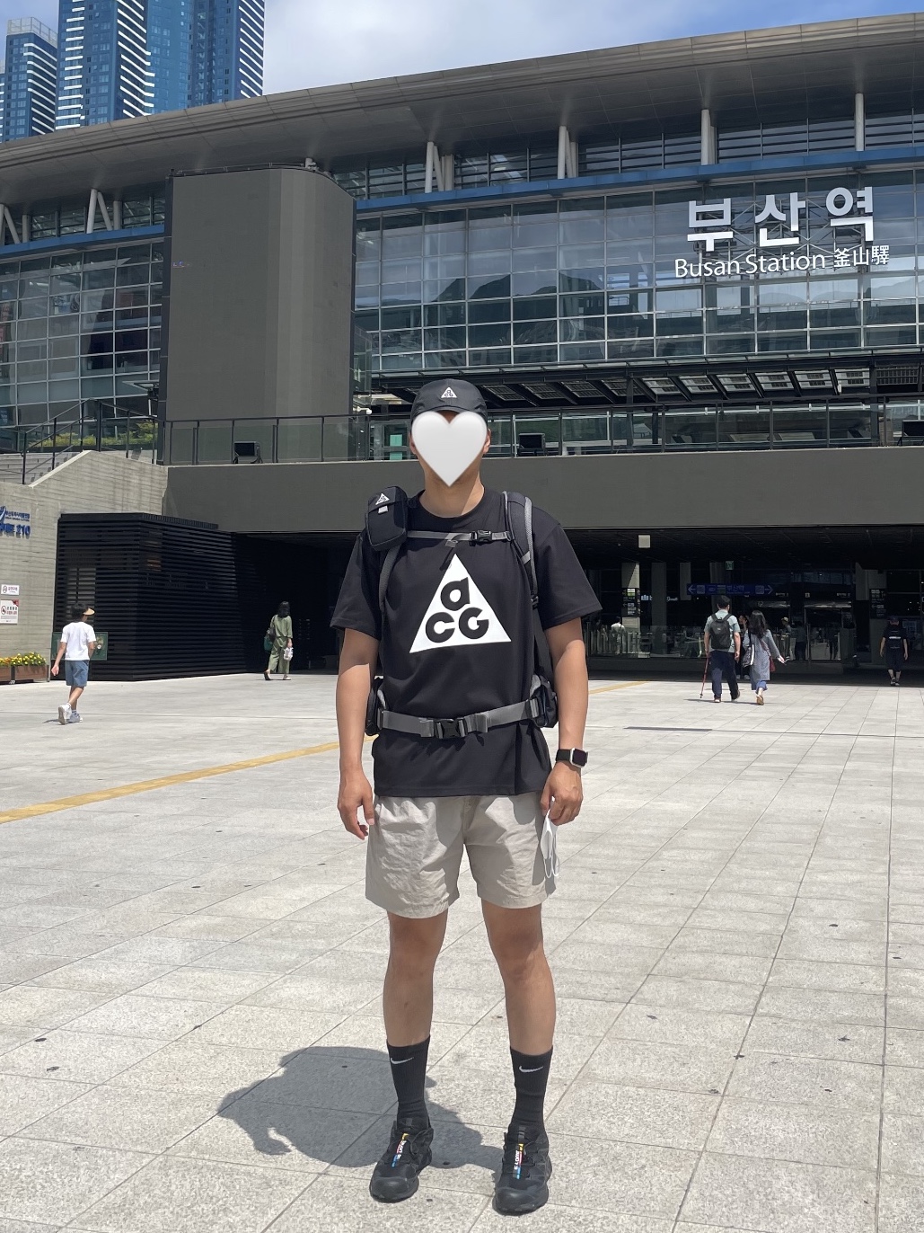 Nike ACG HBR Short Sleeve T-Shirt Black - Asia, Nike ACG 36 Backpack Black 착용 스타일 - 3