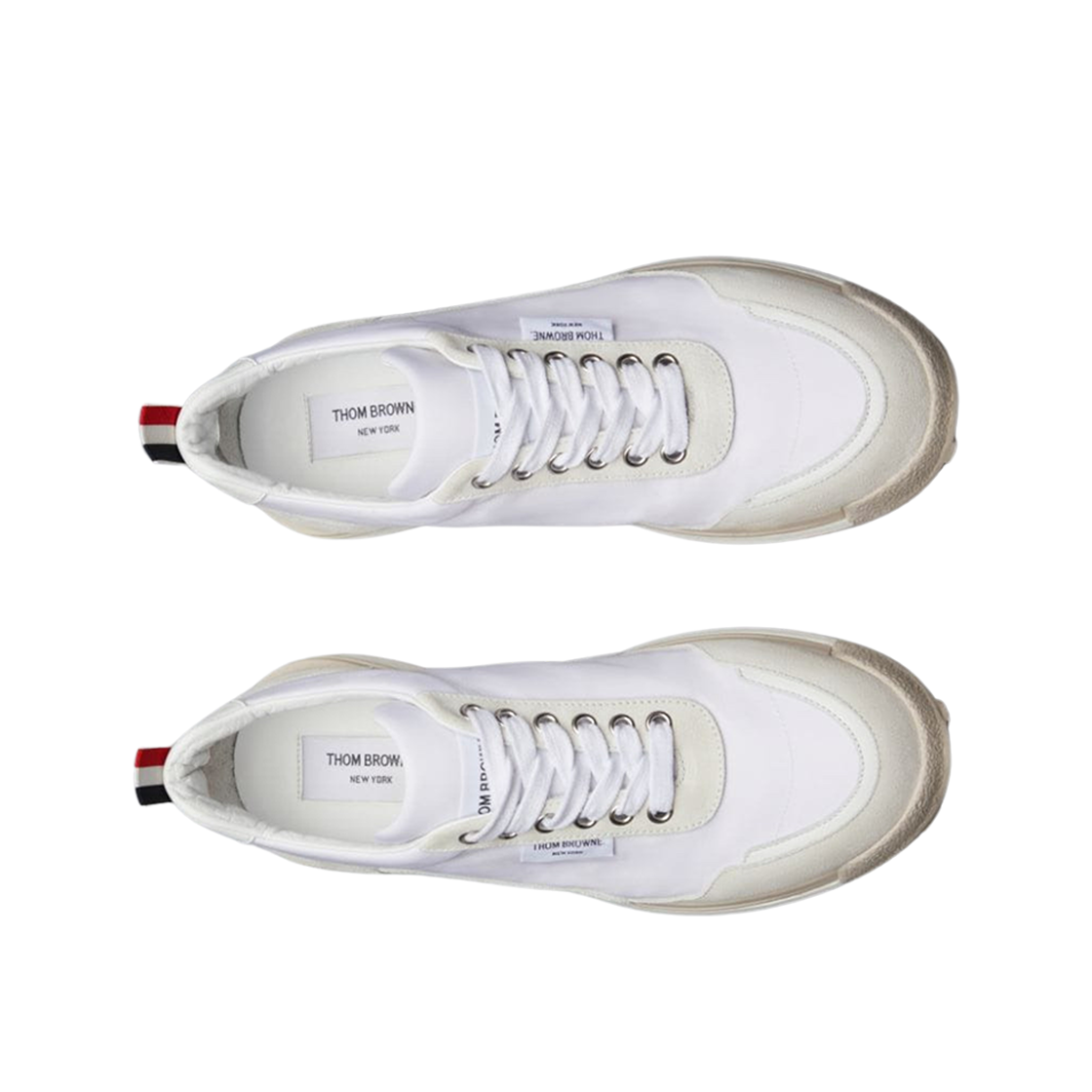 (W) 톰브라운 에코 나일론 얼럼나이 트레이너 시즈널 멀티컬러((W) Thom Browne Eco Nylon Alumni Trainer Seasonal Multicolor) - 2
