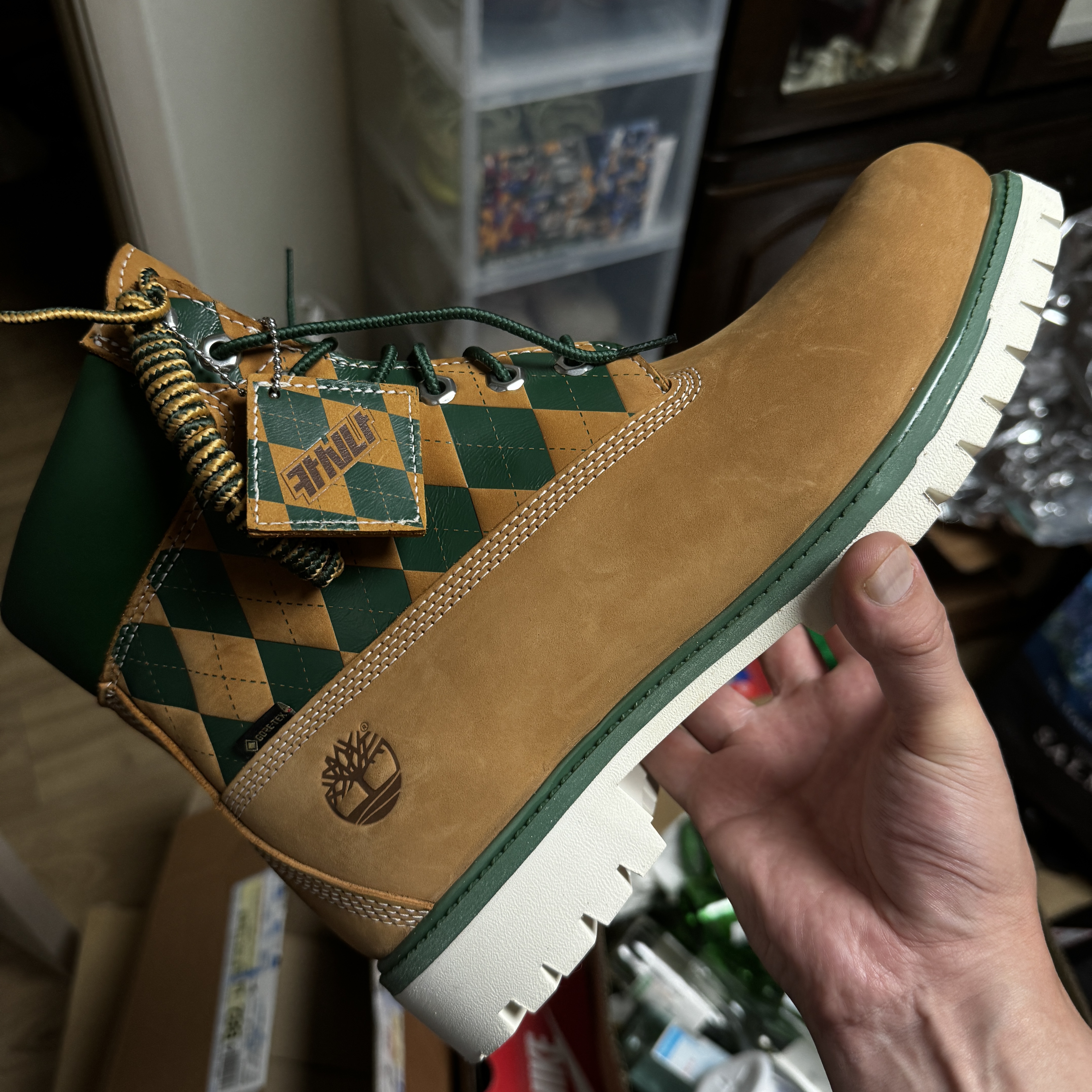 KASINA x Timberland 6 In Premium Vibram GTX Wheat, Kasina x Timberland 6 In Premium Vibram Gtx Wheat - Wide 착용 스타일 - 2