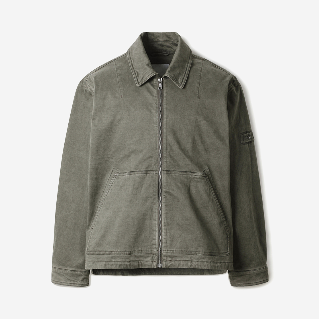 시리즈 집업 워크 점퍼 카키(SERIES Zip Up Work Jumper Khaki)