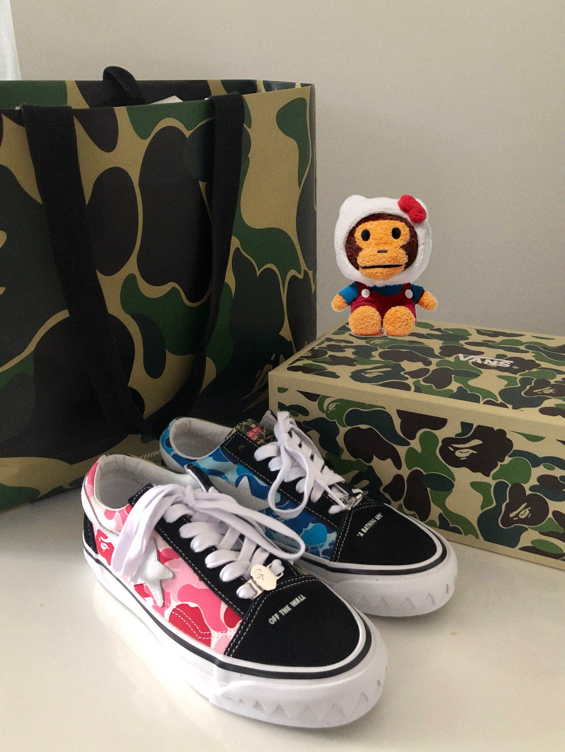 Vans x BAPE Old Skool TB LX Black 착용 스타일
