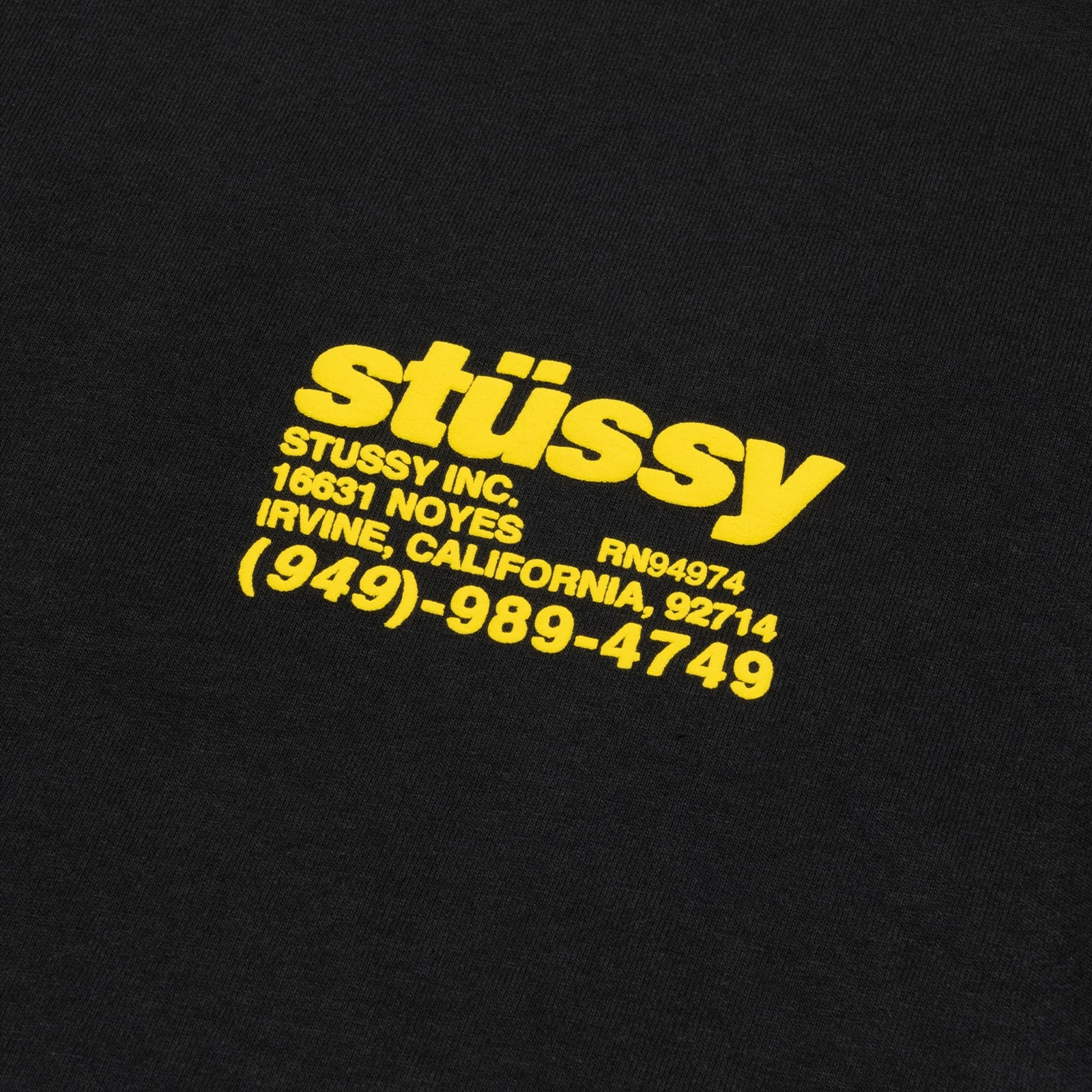 Stussy DNA Pigment Dyed T-Shirt Black 착용 스타일
