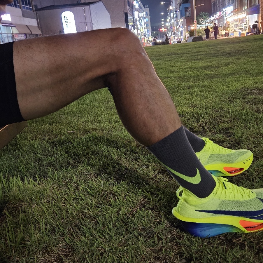 Nike Air Zoom Alphafly Next% 3 Volt 착용 스타일