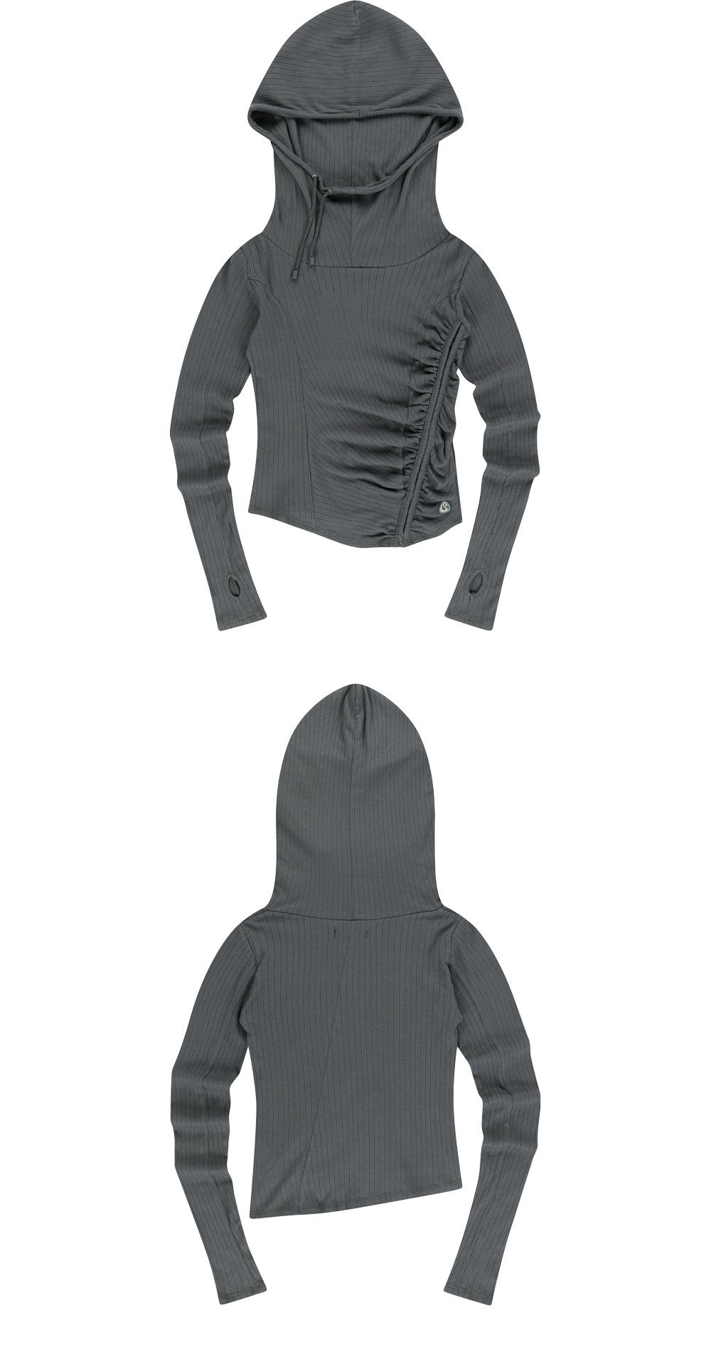 코이세이오 셔링 훅 후디 차콜 | COYSEIO | KREAM