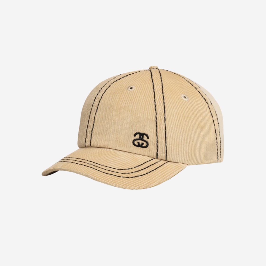 Stussy Low Profile SS-Link Stiched Strapback Cream 상세 이미지 2