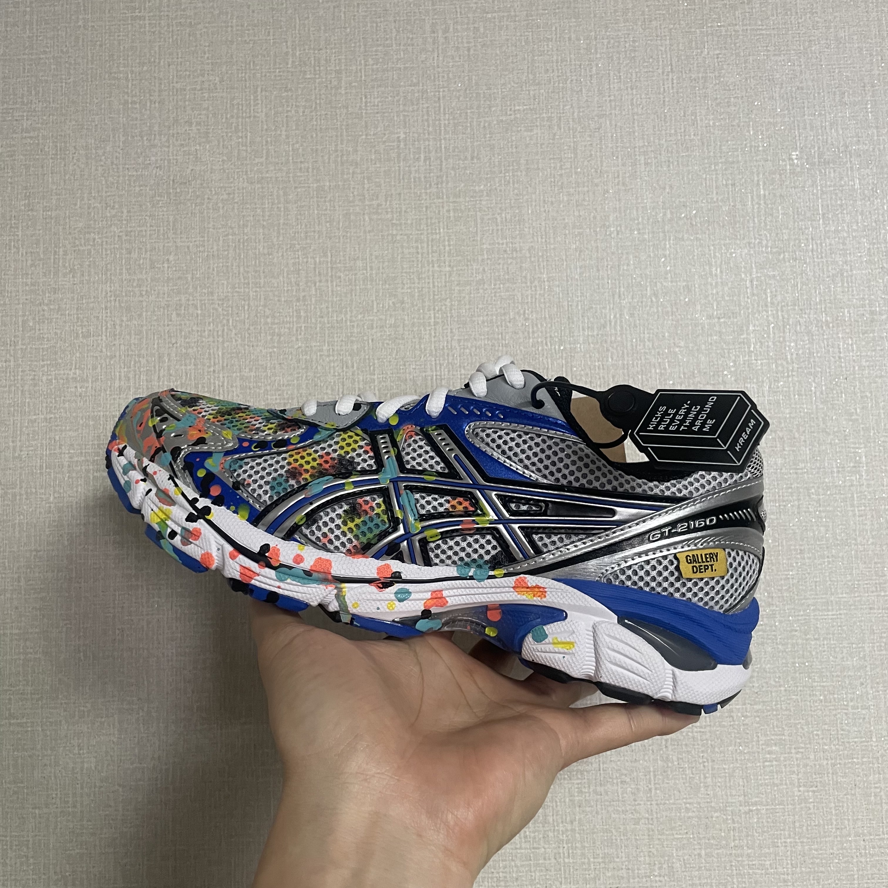 Asics x Gallery Dept. GT-2160 White Pure Silver 착용 스타일 - 2