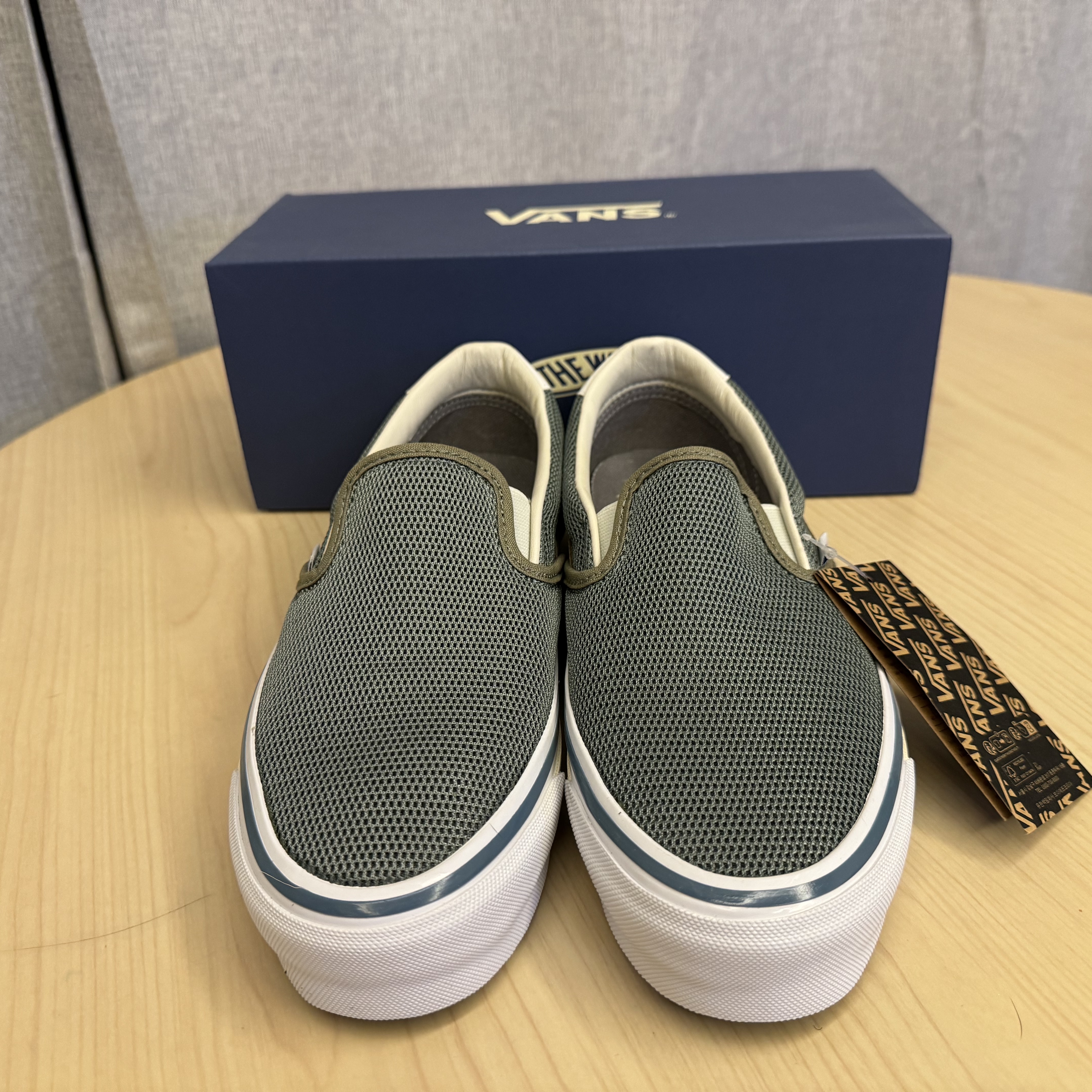 Vans TDC Slip-On Reissue 98 SP LX Green 착용 스타일 - 2