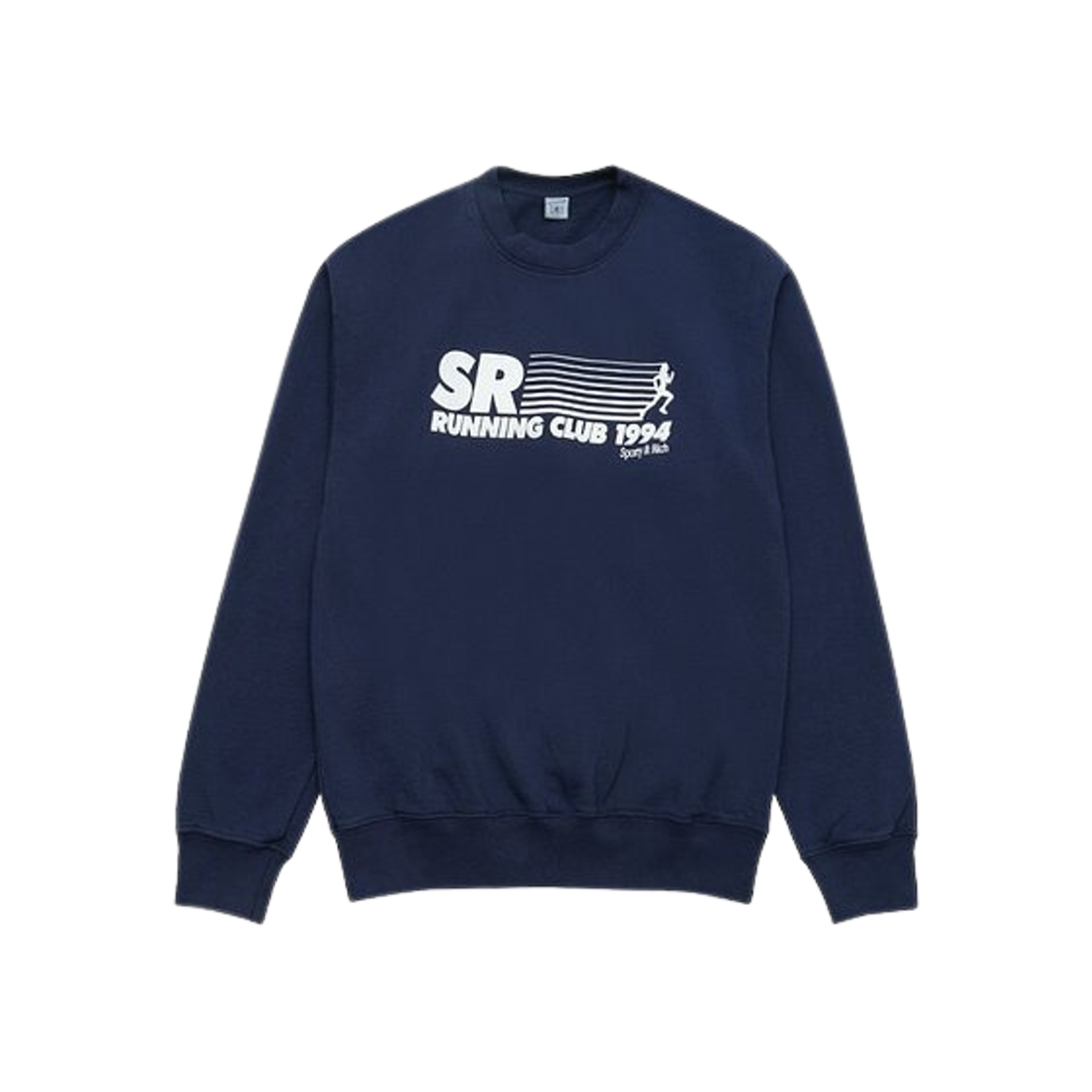 Sporty & Rich SR Running Club Sweatshirt Navy 상세 이미지 1