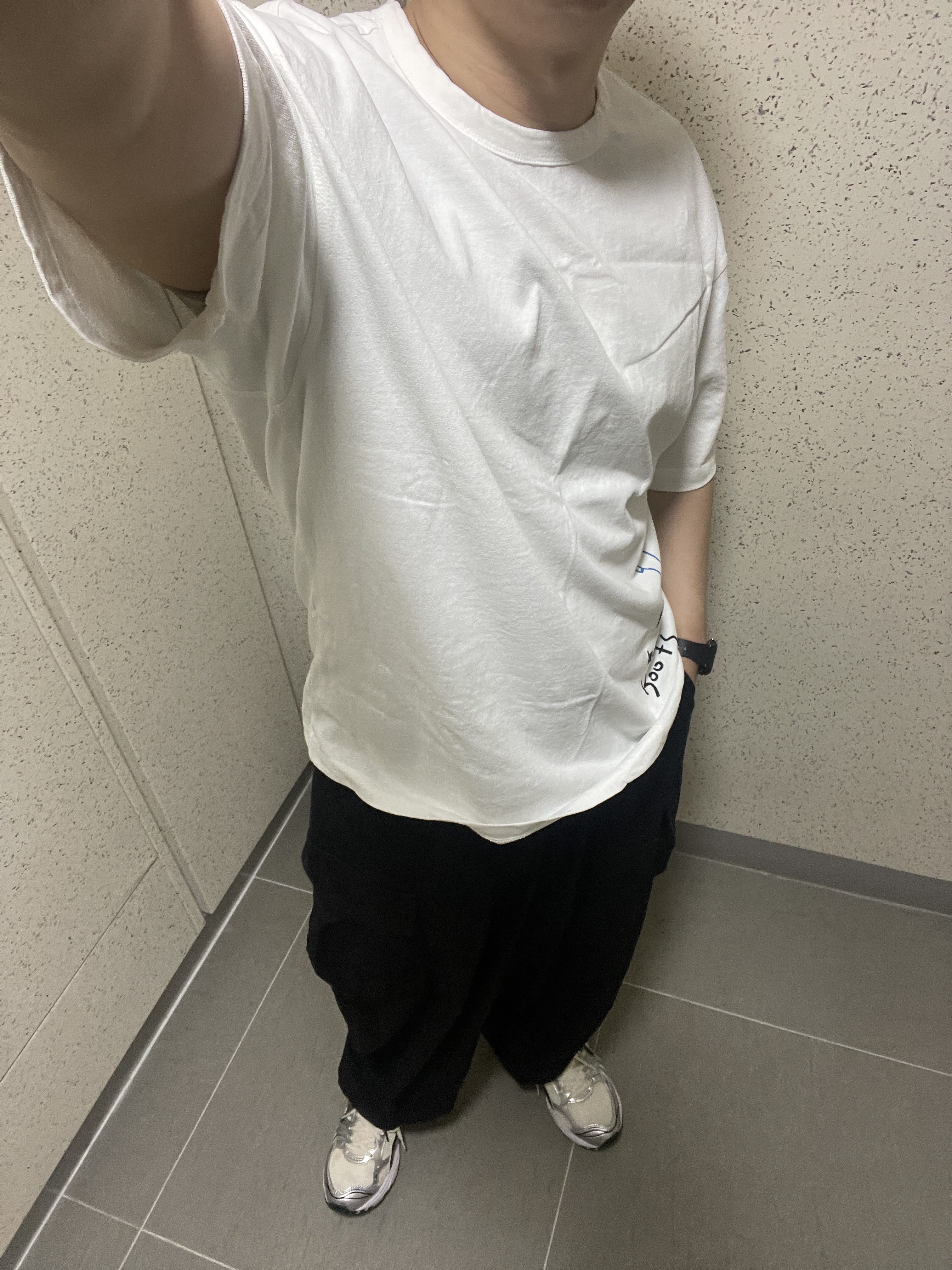 Asics Gel-Kayano 14 Cream Black 착용 스타일 - 1