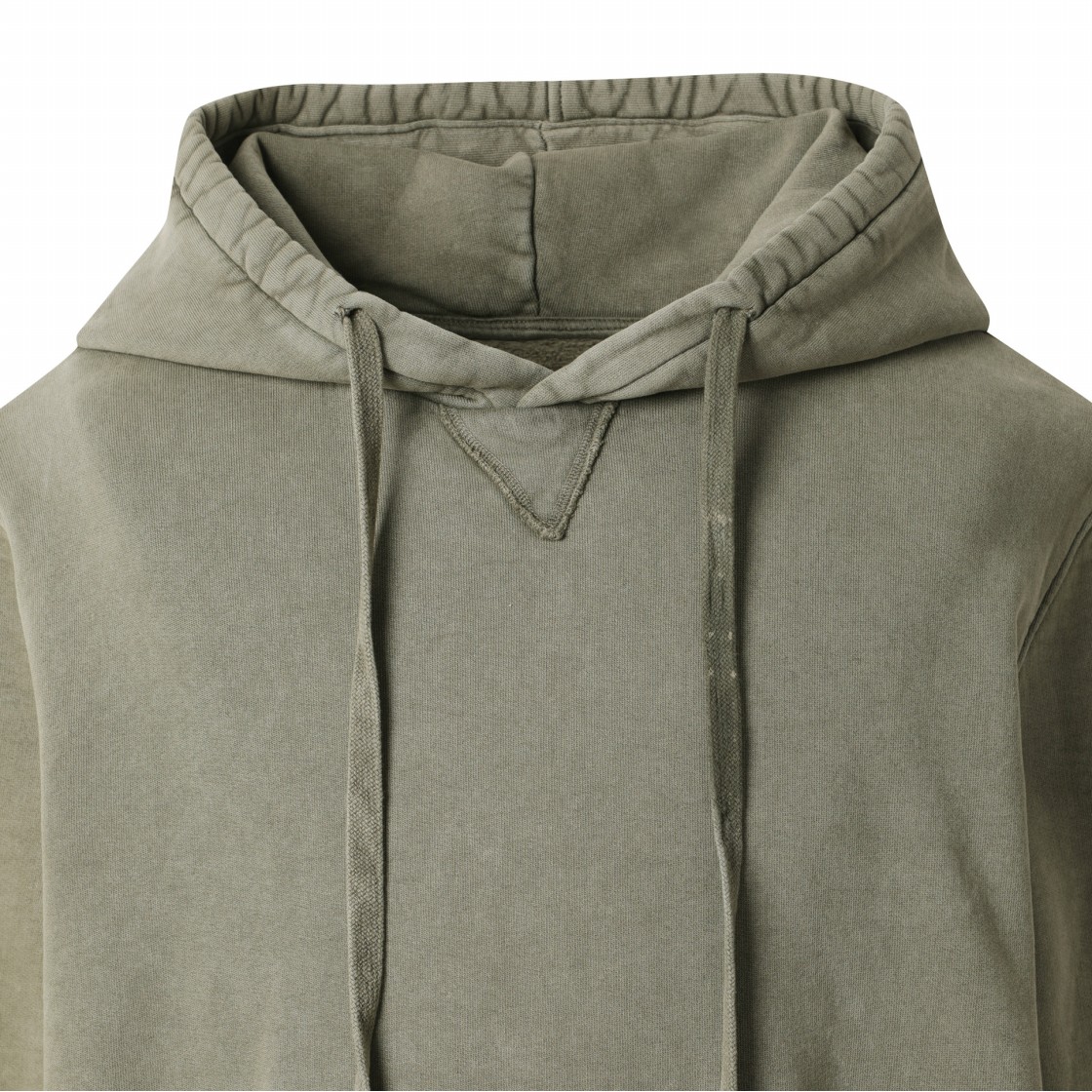시리즈 스톤 워시 후드티셔츠 카키(SERIES Stone Wash Hooded Sweat Shirt Khaki) - 4