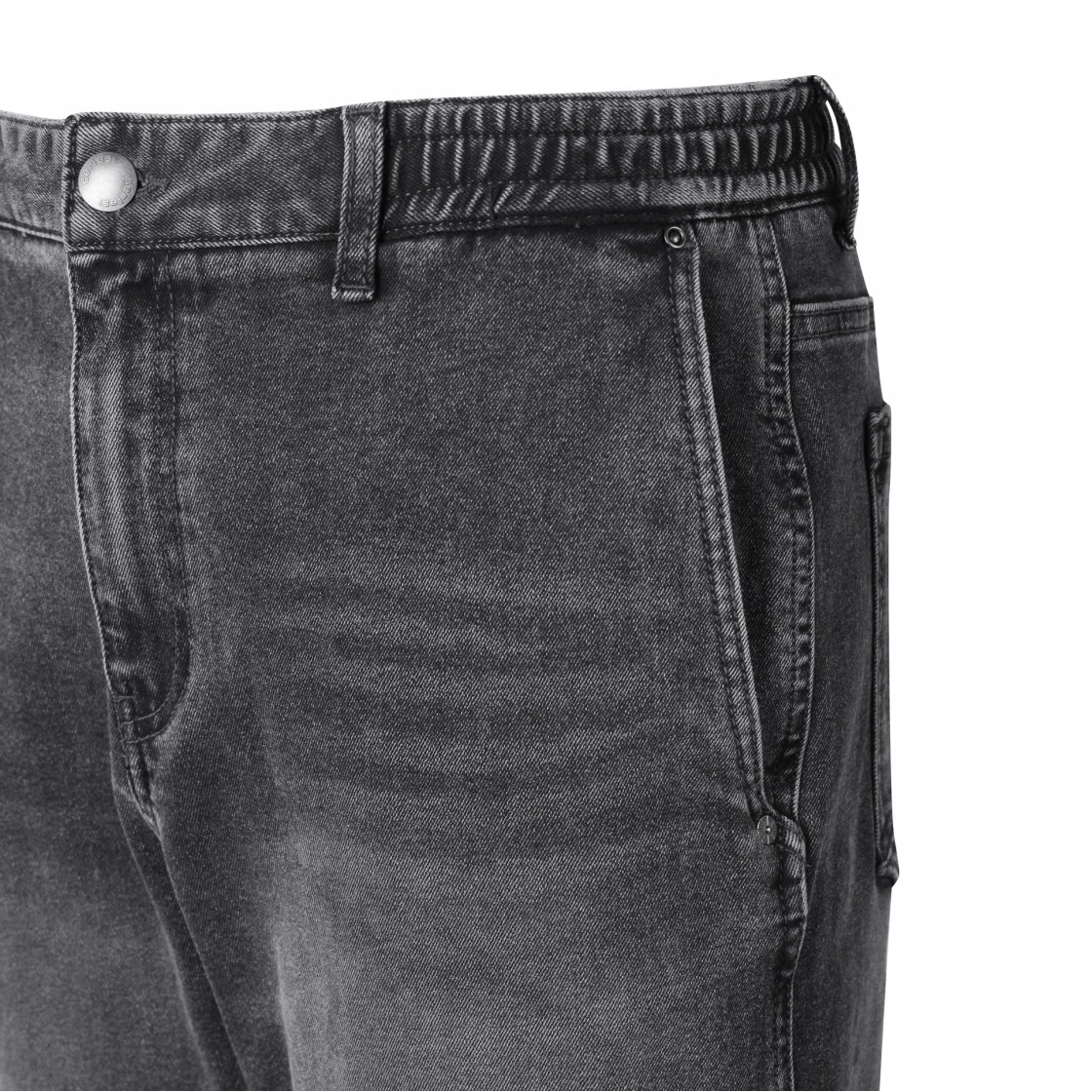 시리즈 릴랙스트 흑청진 블랙(SERIES Relaxed Jeans Black) - 5