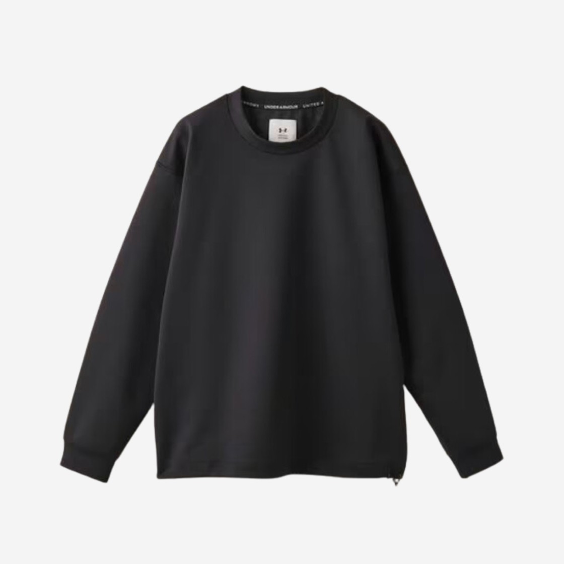 Under Armour x United Arrows Rush Ponte Sweat Long Sleeve T-Shirt Black 상세 이미지 1