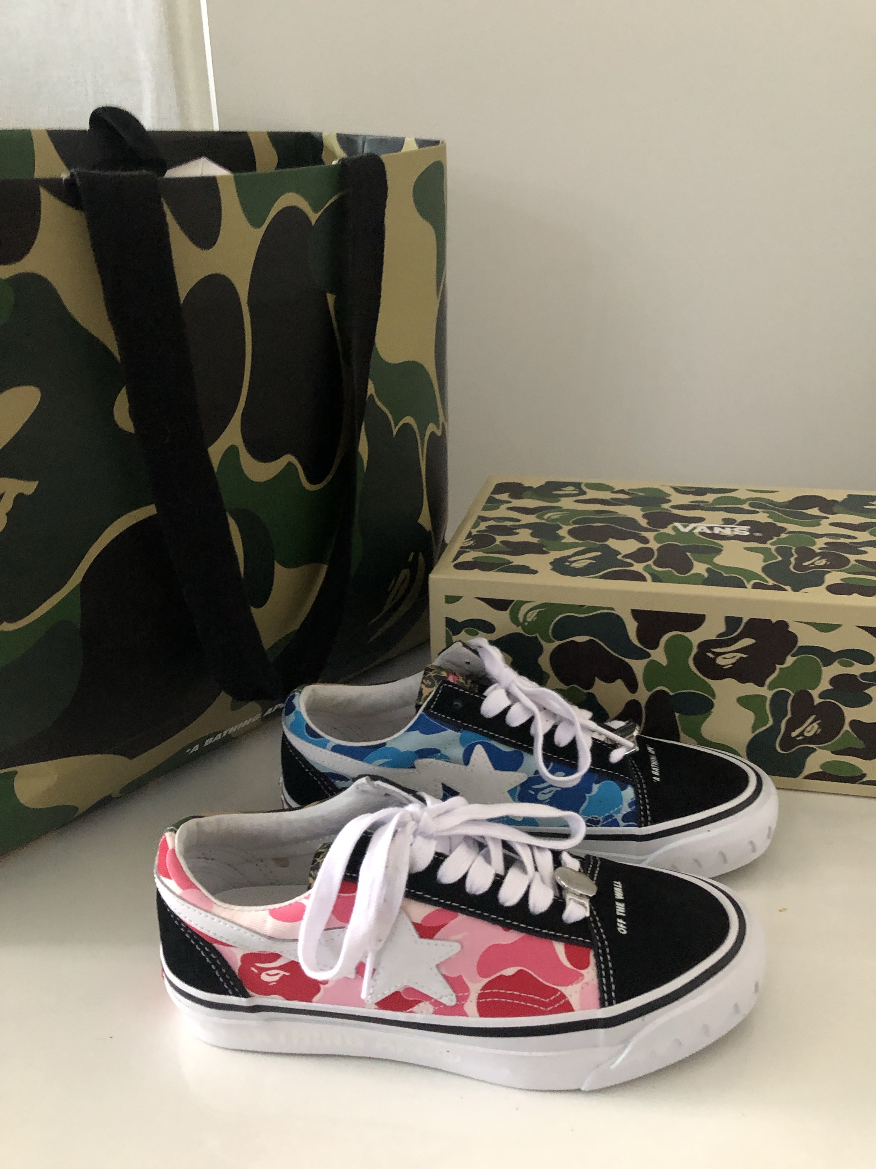 Vans x BAPE Old Skool TB LX Black 착용 스타일