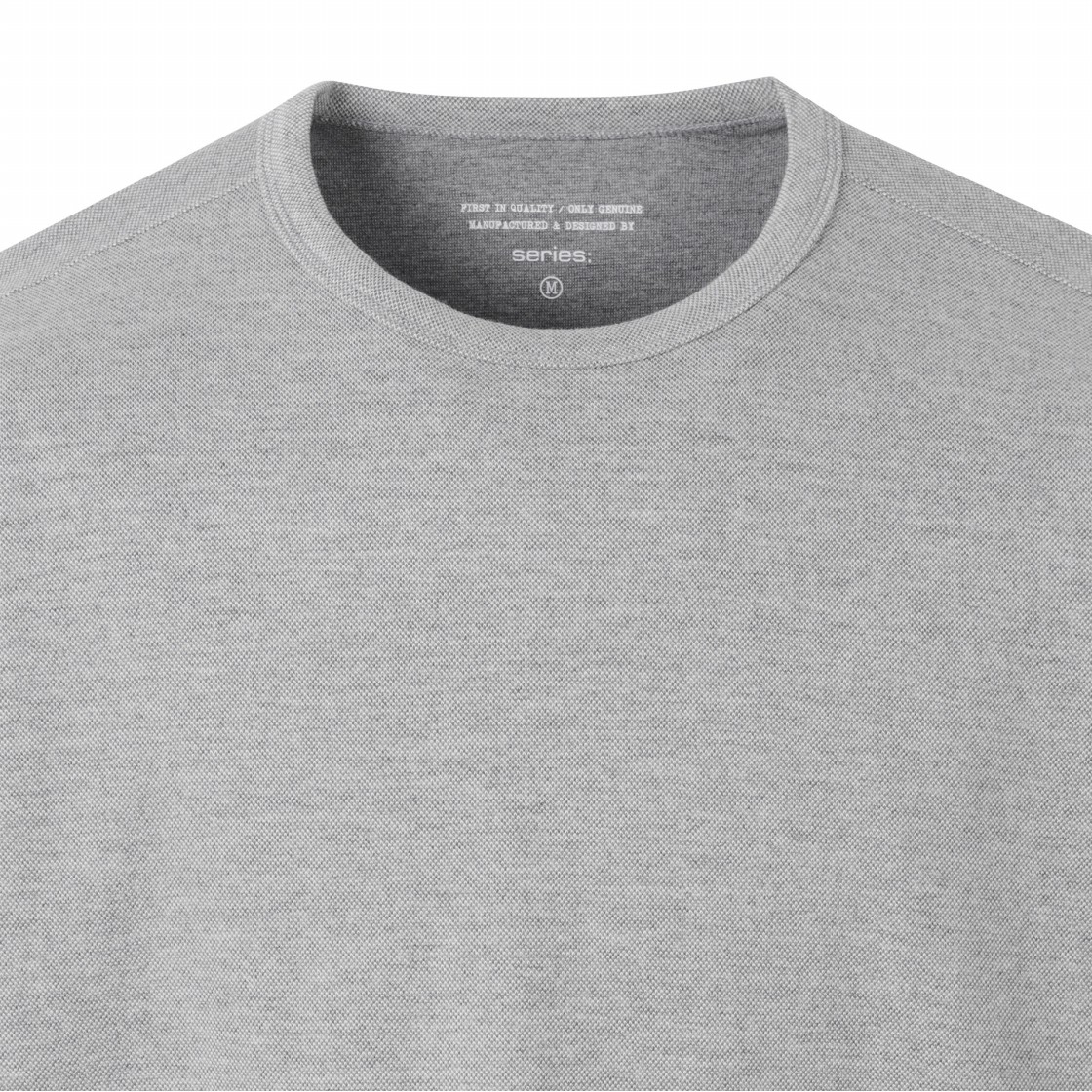 시리즈 투톤 조직 긴팔티 그레이(SERIES Two Tone Tissue Long Sleeve T Shirt Gray) - 4